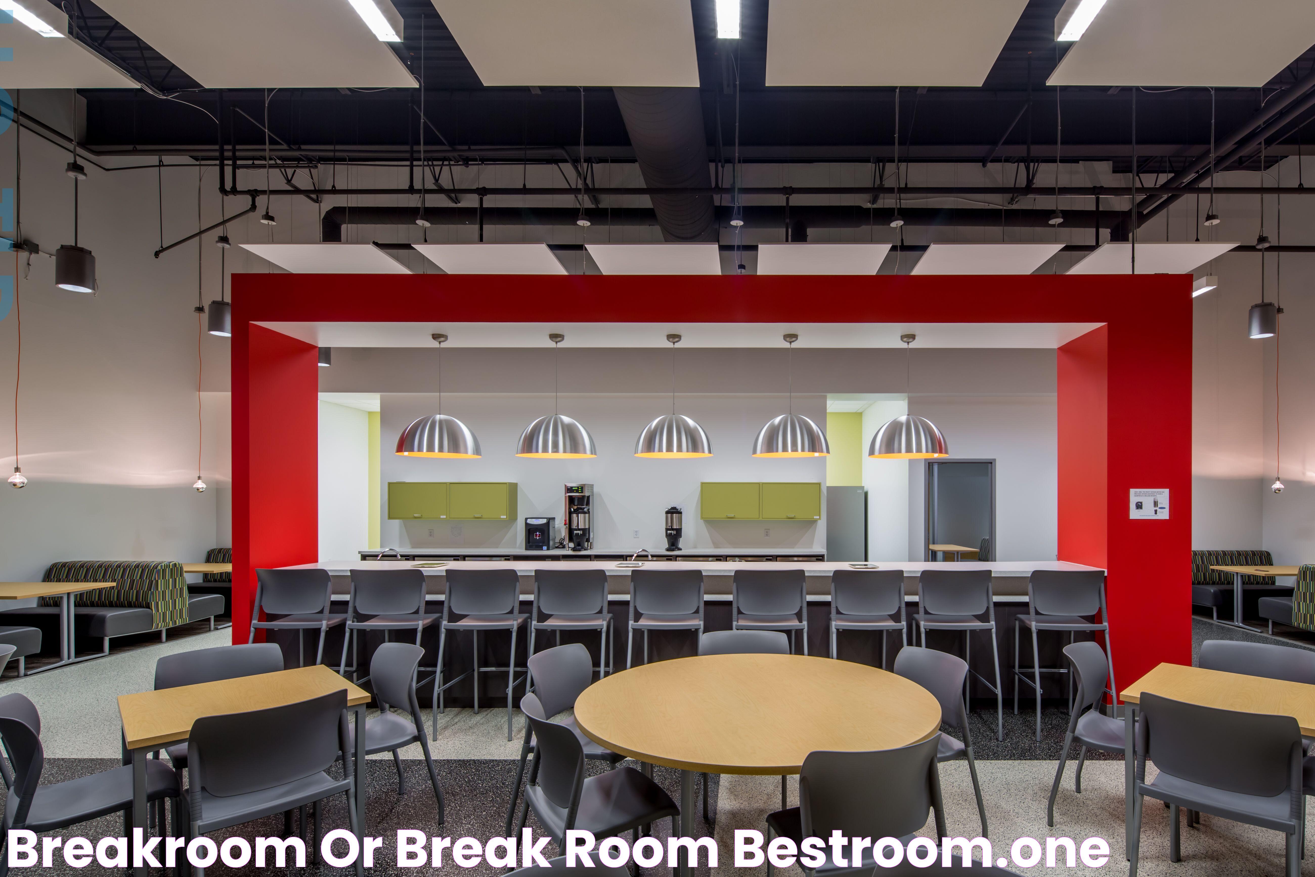 Ultimate Guide To Designing And Enhancing A Break Room