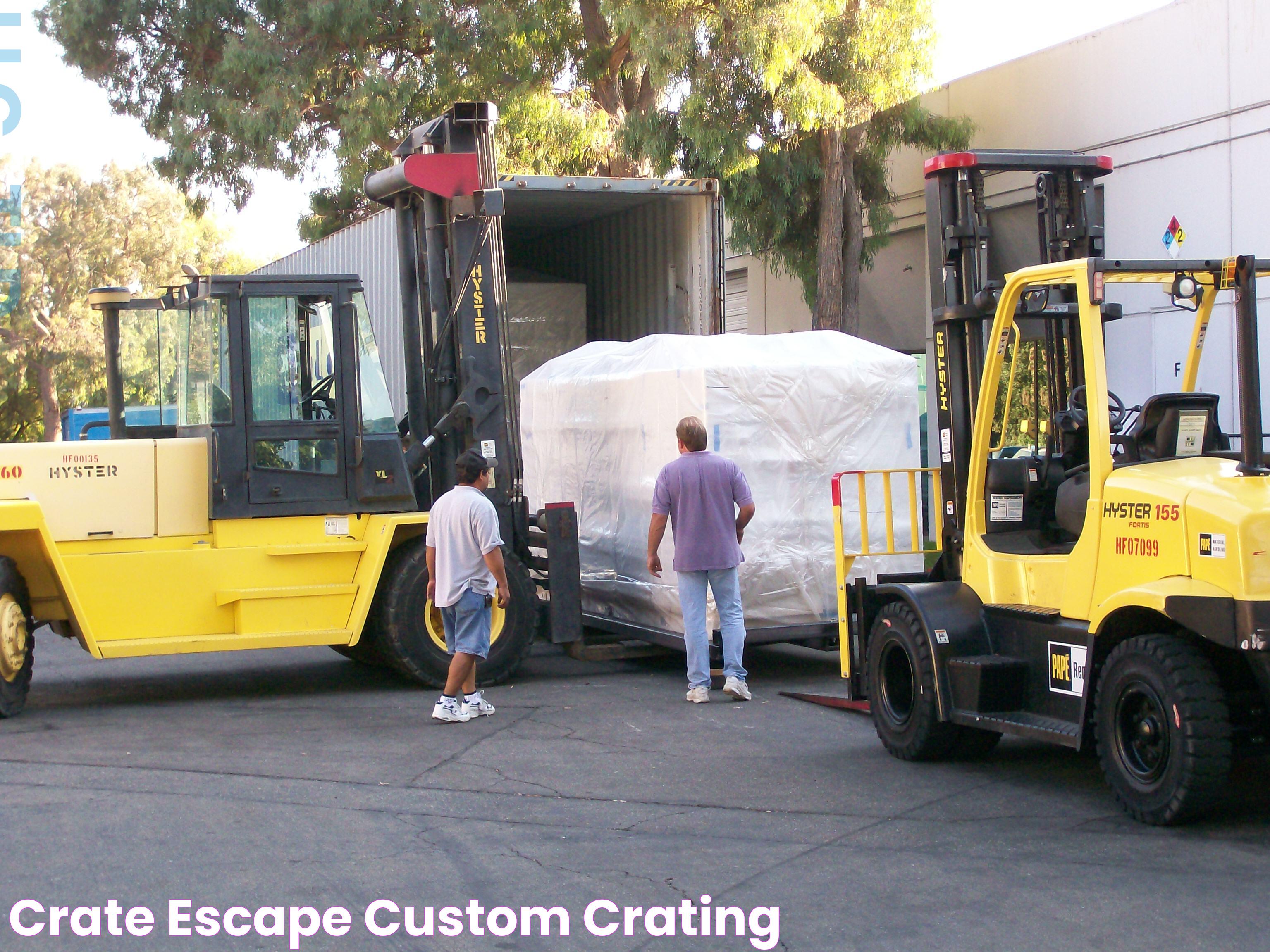 Crate Escape Custom Crating