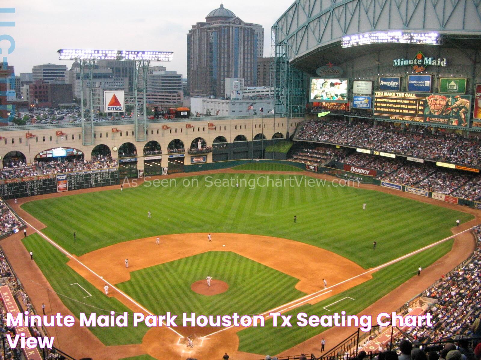 Minute Maid Park, Houston TX Seating Chart View