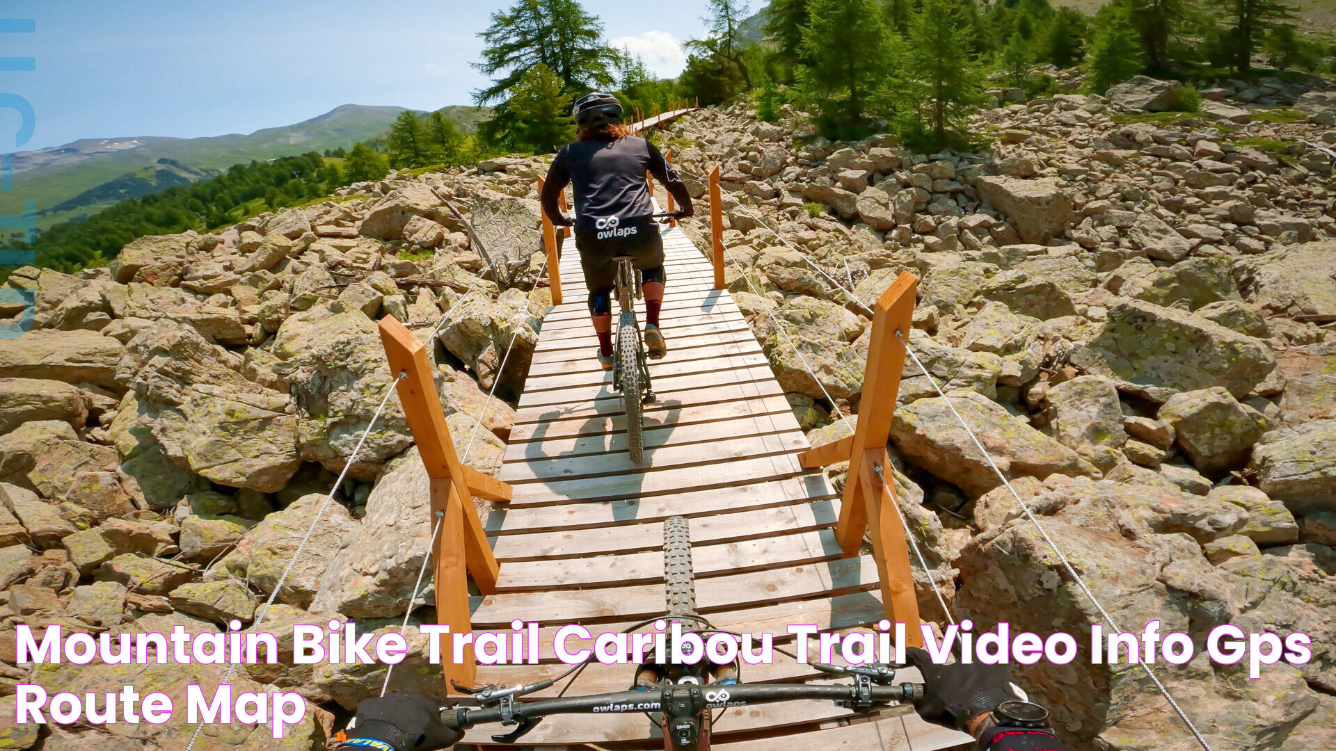 Mountain bike trail Caribou trail video, info, GPS route, map