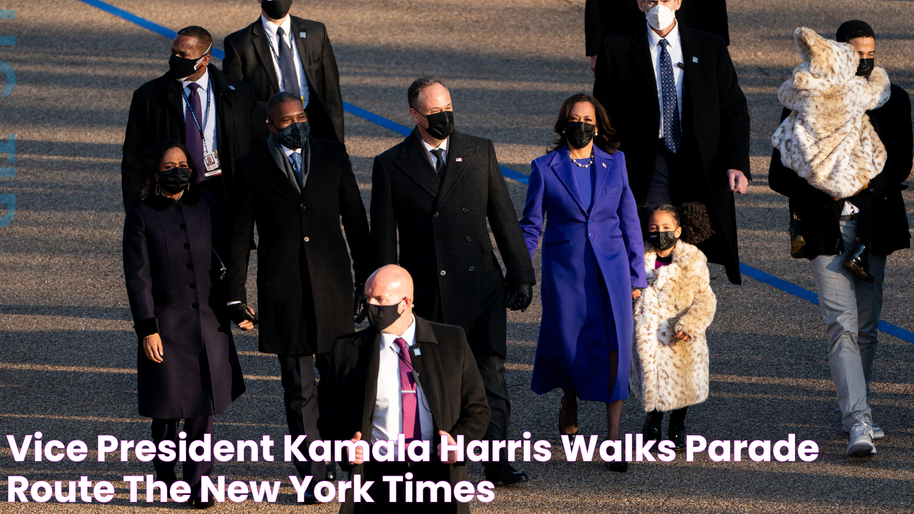 Vice President Kamala Harris Walks Parade Route The New York Times