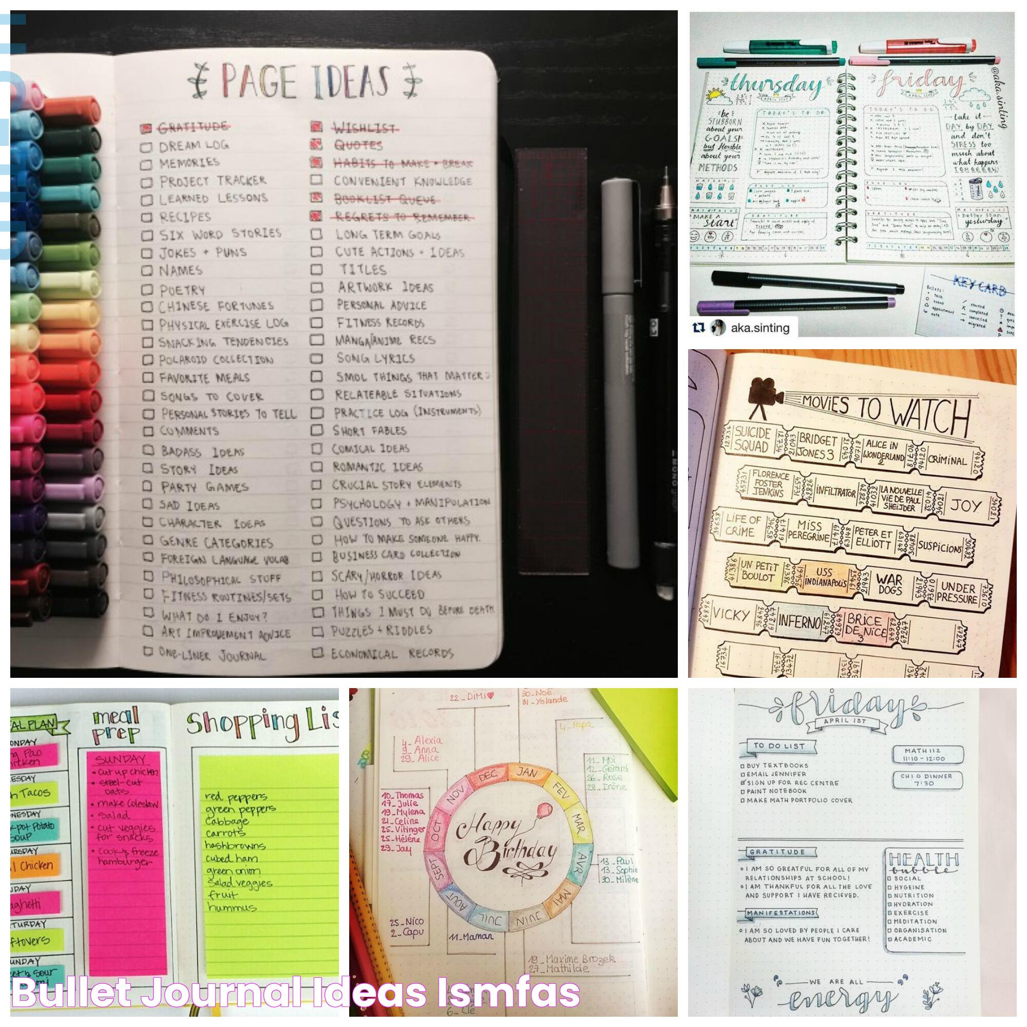 Creative Bullet Journal Ideas For A More Organized Life