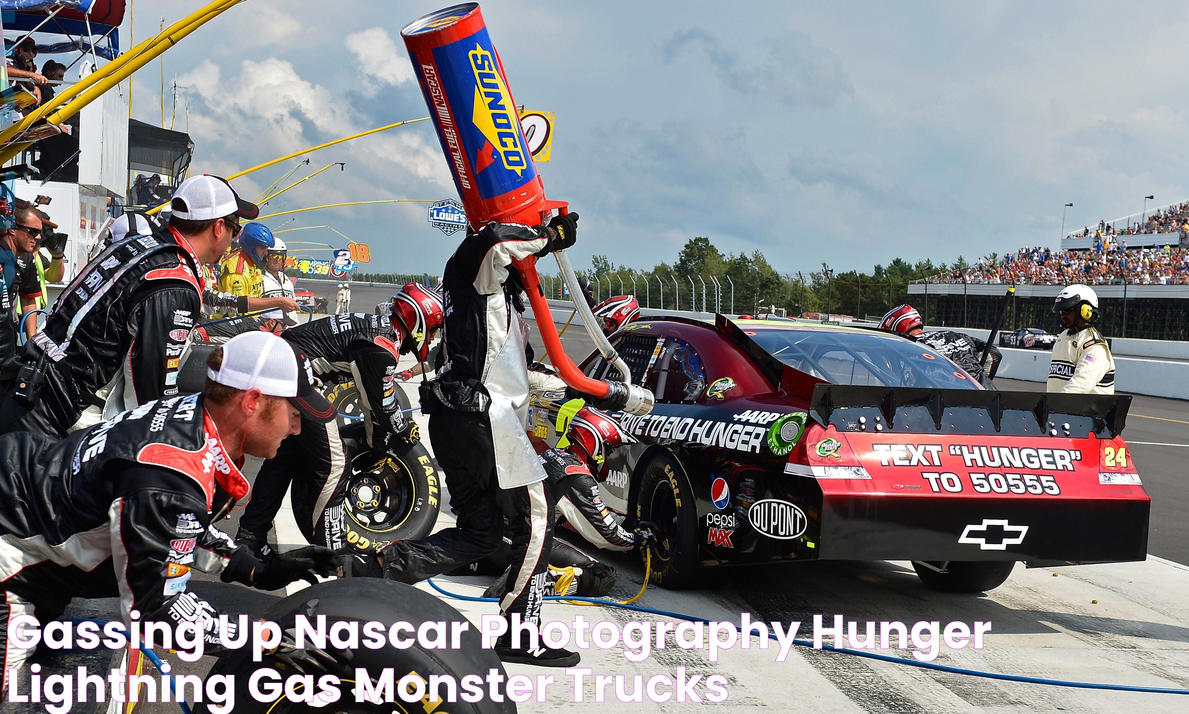 Gassing up Nascar Photography, Hunger, Lightning, Gas, Monster Trucks