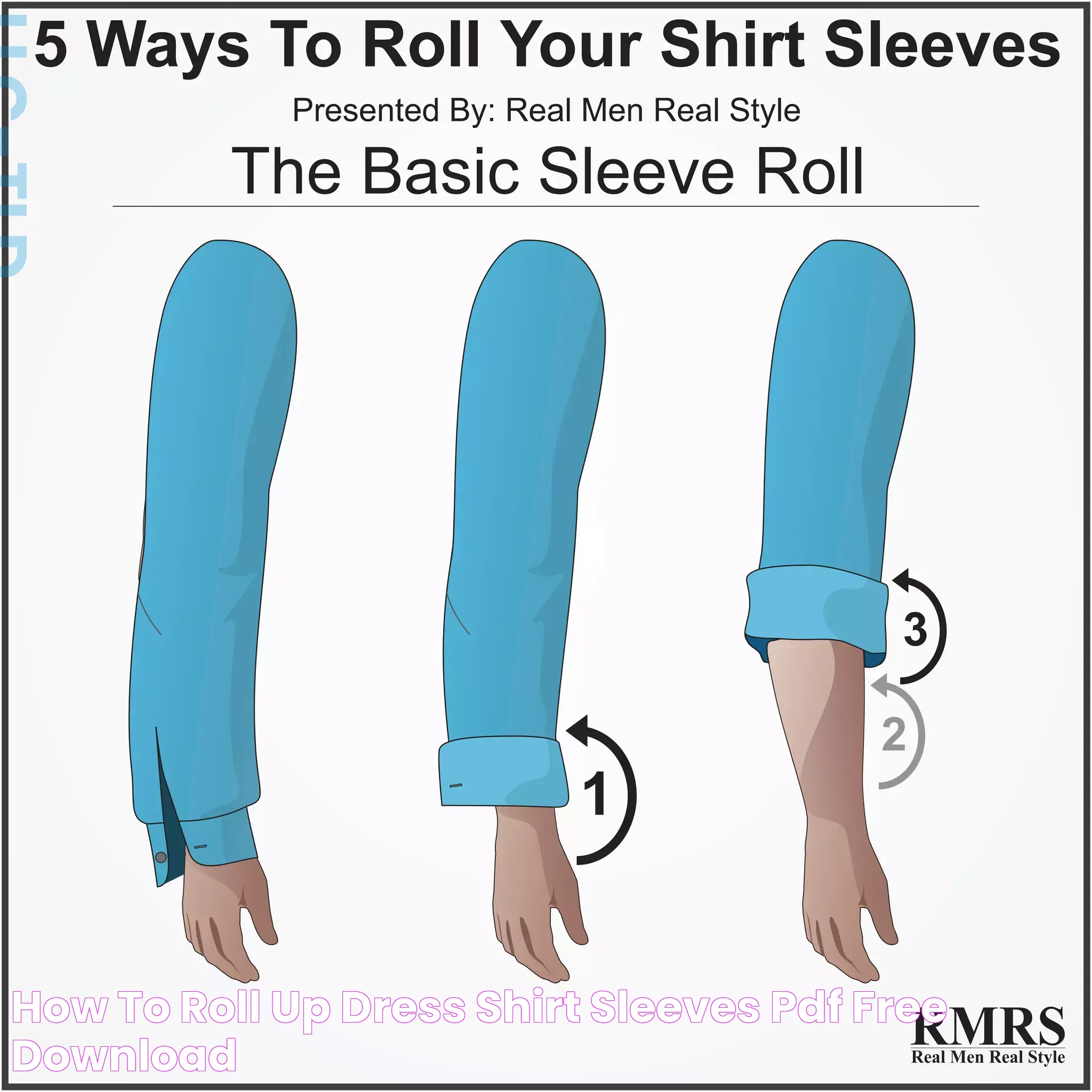 How To Roll Up Dress Shirt Sleeves PDF Free Download