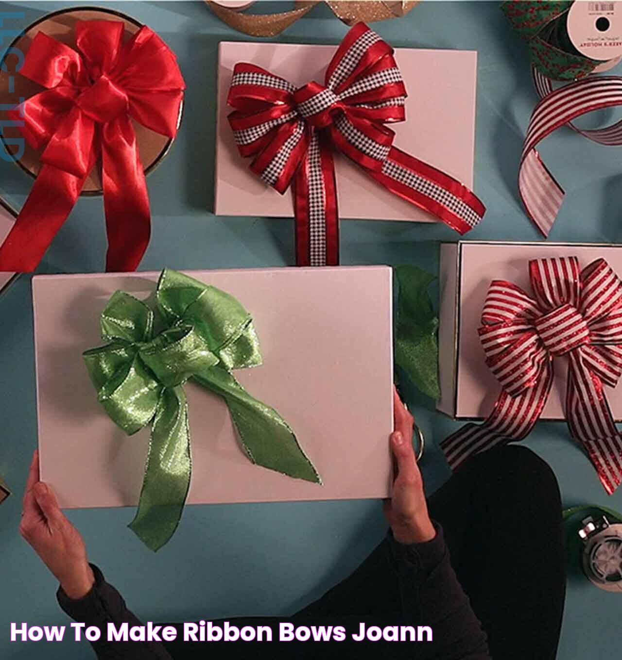 How to Make Ribbon Bows JOANN