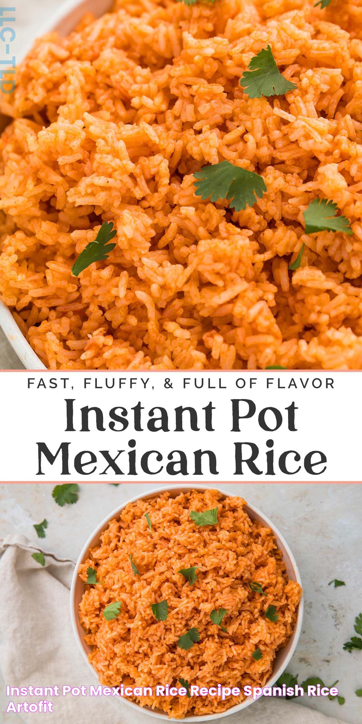 Instant pot mexican rice recipe spanish rice Artofit