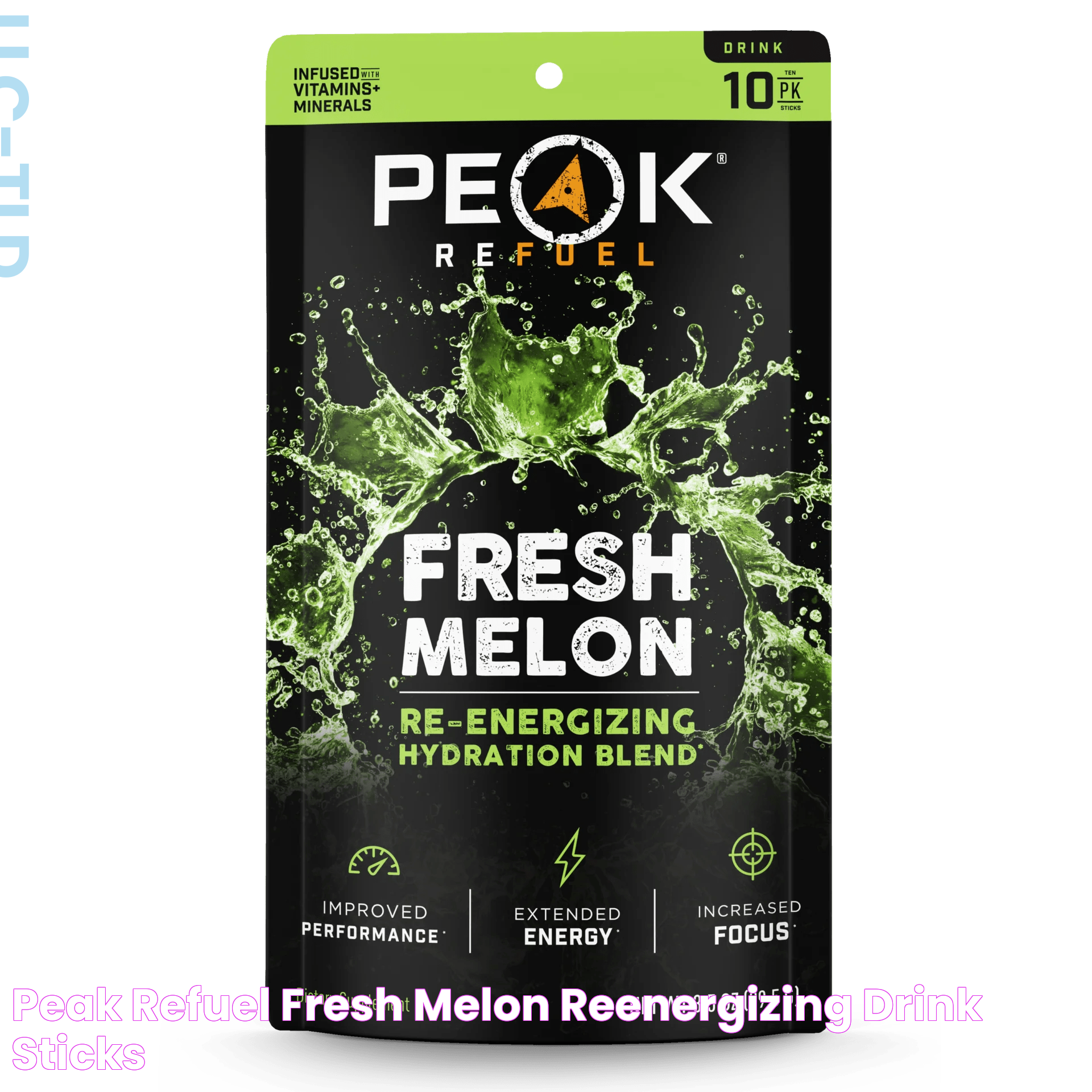 Peak Refuel Fresh Melon ReEnergizing Drink Sticks