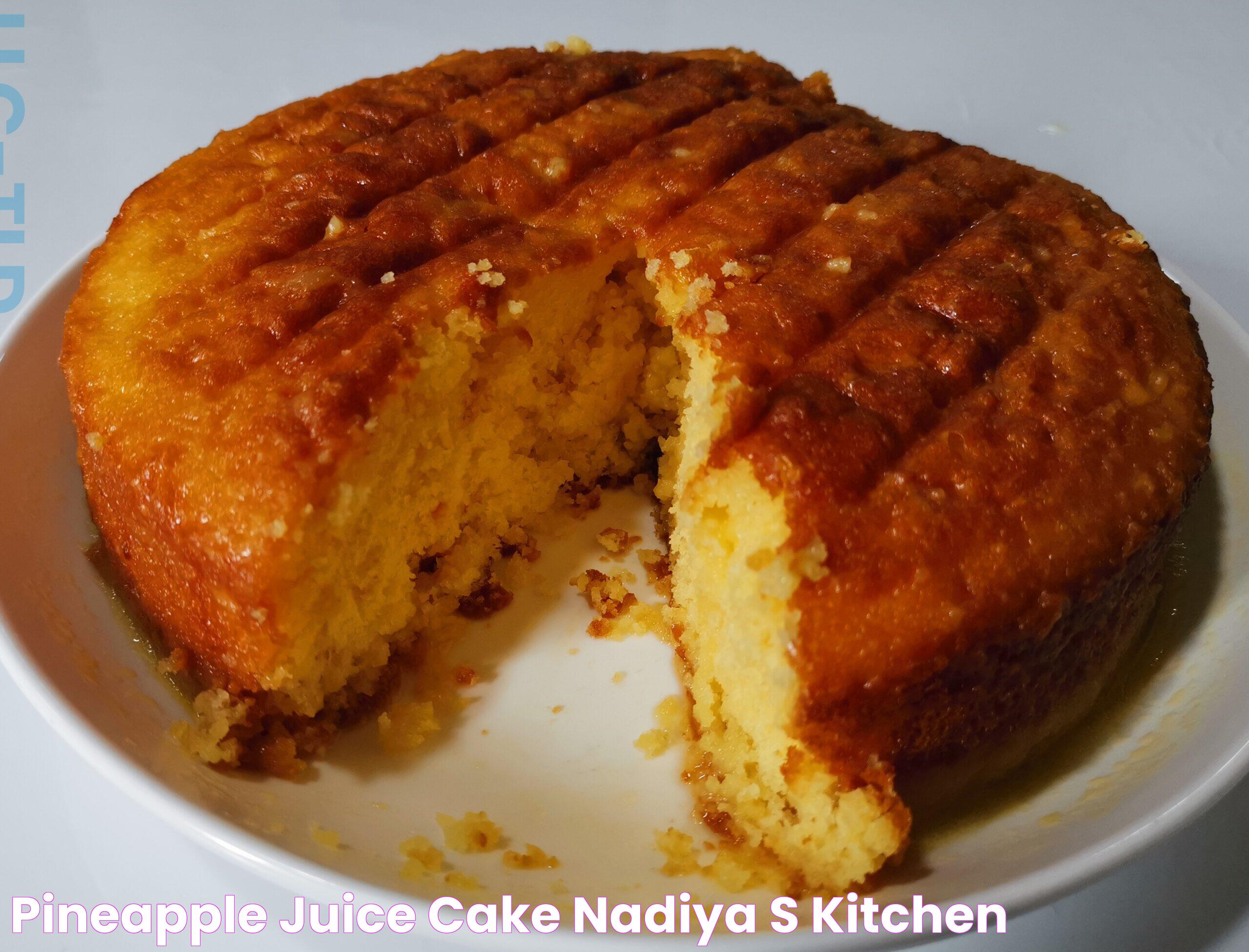 Pineapple juice cake Nadiya's Kitchen