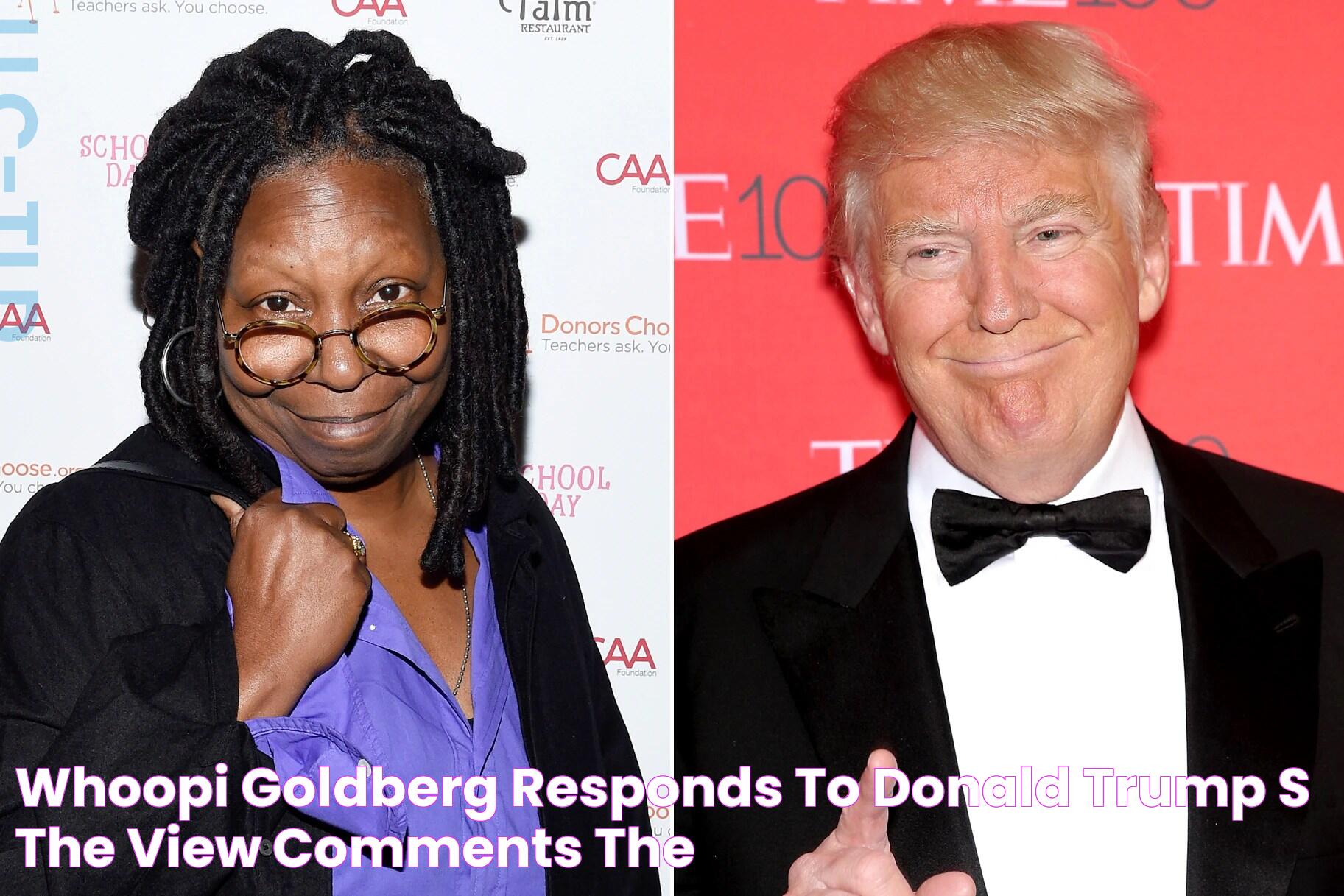 Whoopi Goldberg Responds To Zachary Levi's Comments About Supporting Trump