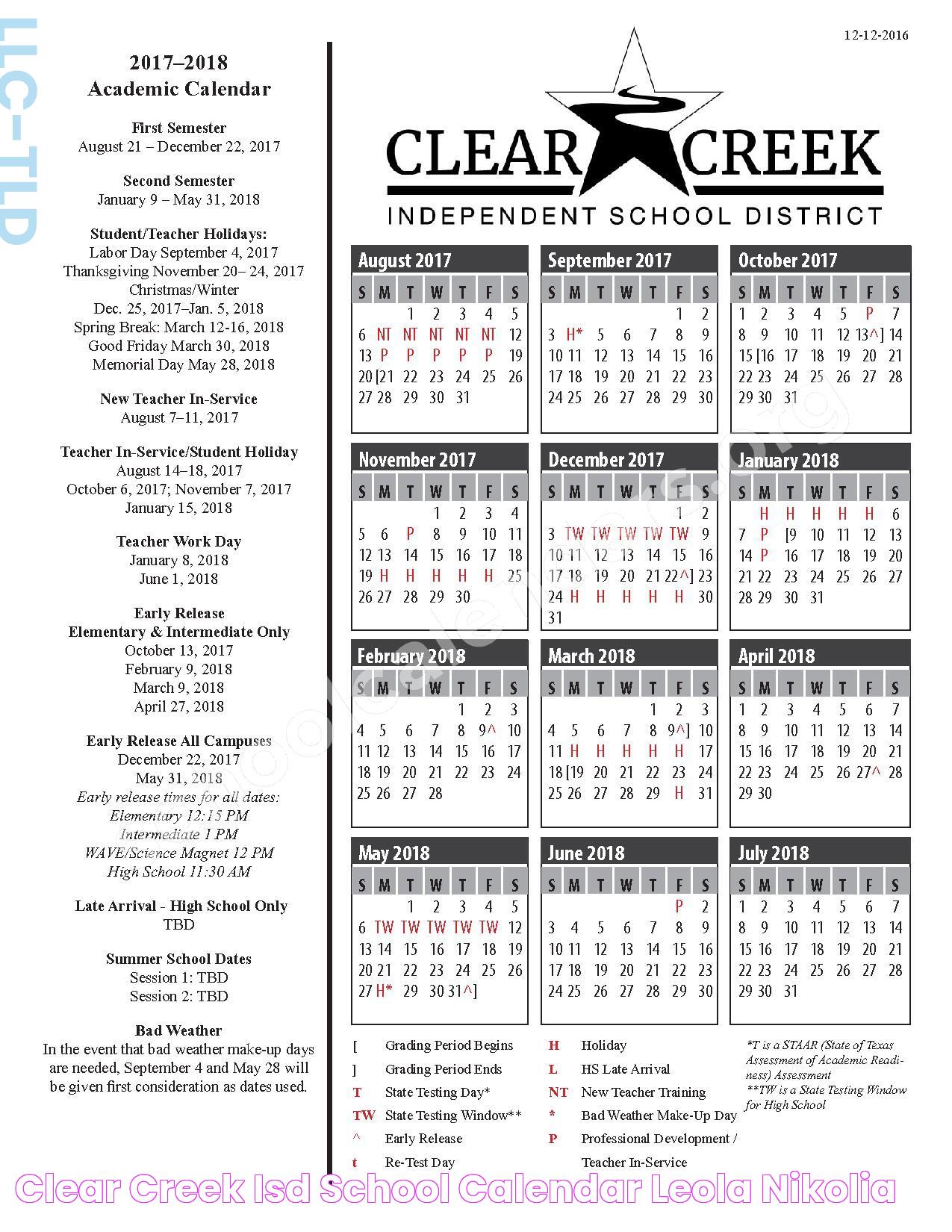 Educational Excellence And Opportunities: Clear Creek ISD