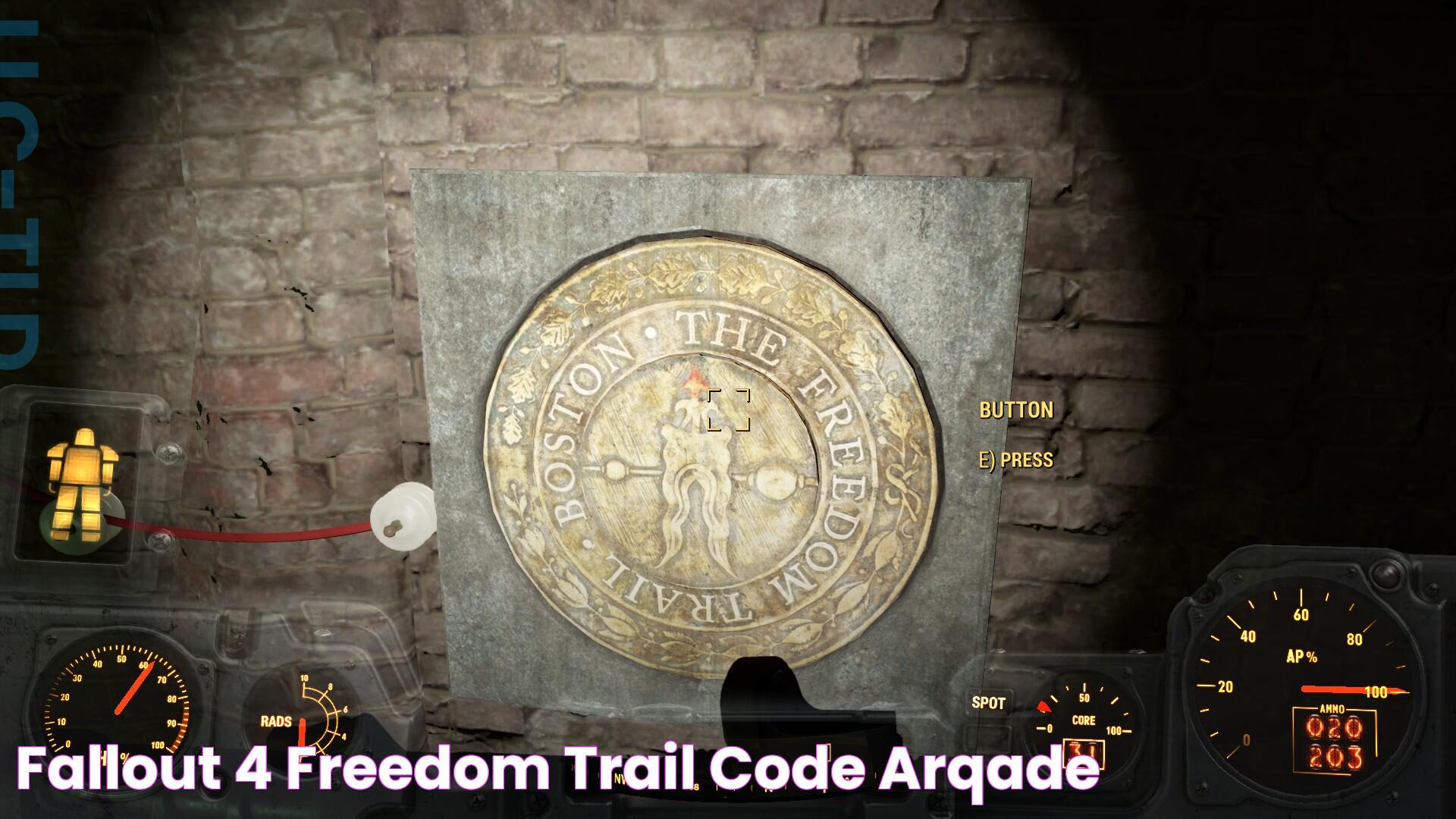 Fallout 4 Freedom Trail Code Arqade