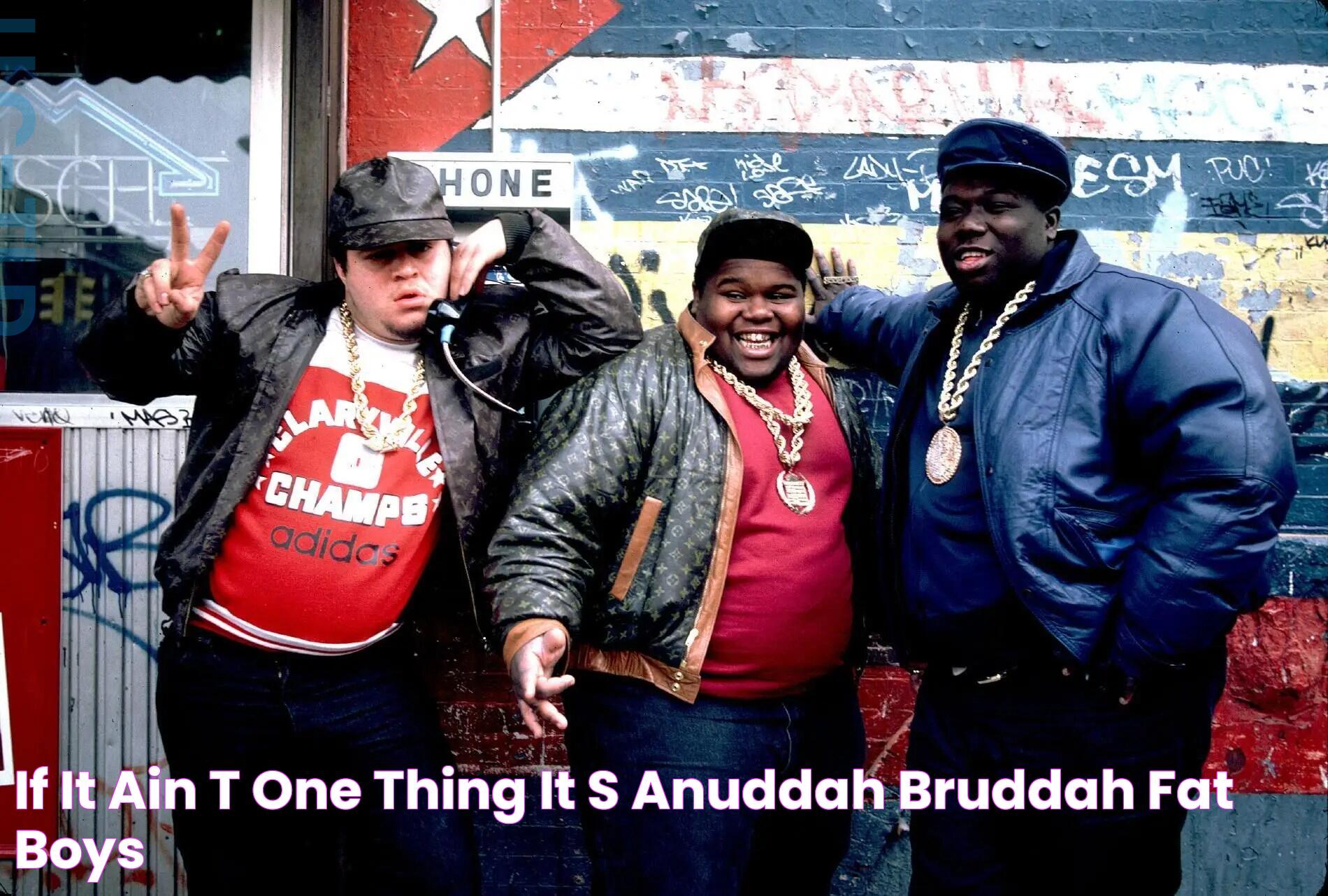 IF IT AIN'T ONE THING IT'S ANUDDAH (BRUDDAH) Fat Boys