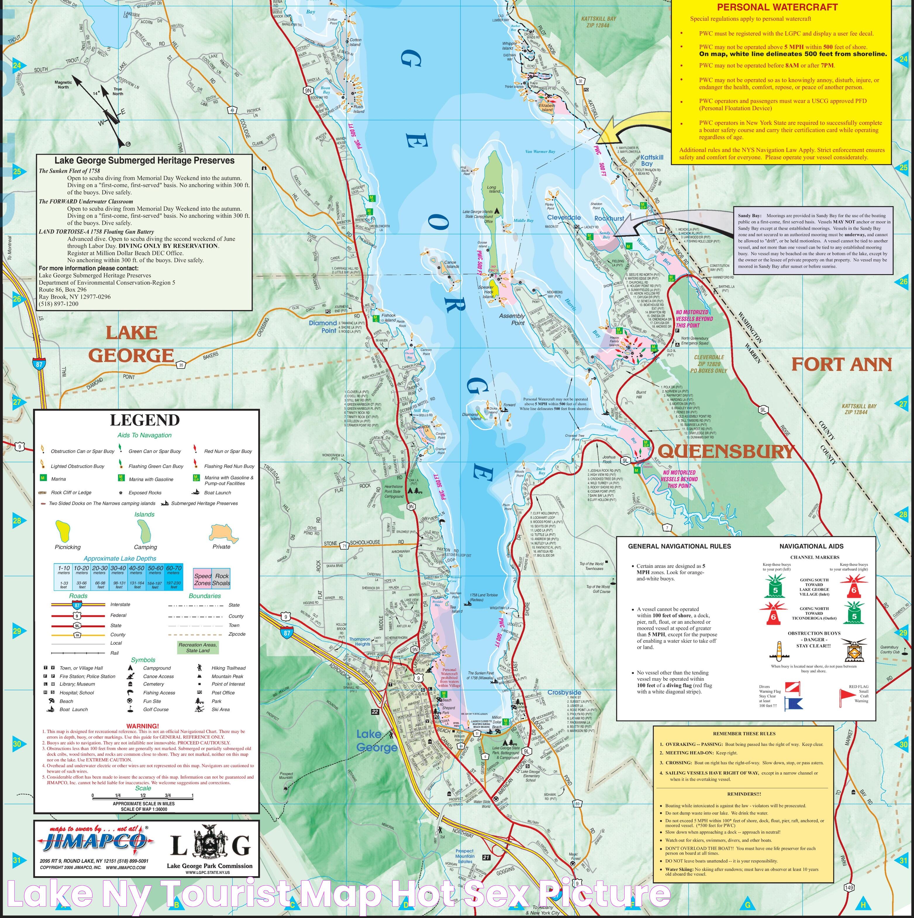 Lake Ny Tourist Map Hot Sex Picture