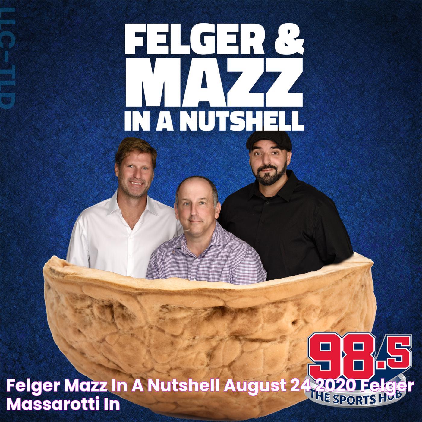 Felger & Mazz in a Nutshell August 24, 2020 Felger & Massarotti In