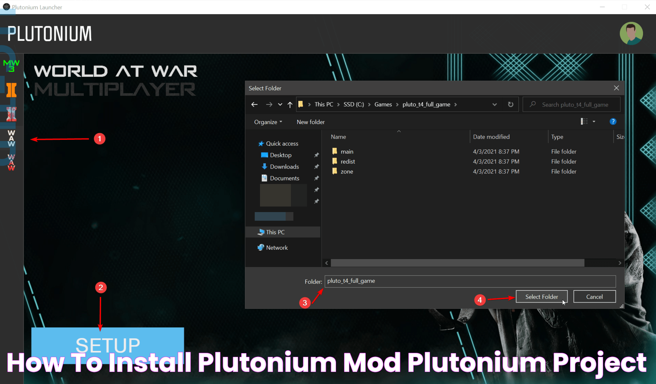 How to install Plutonium Mod Plutonium Project