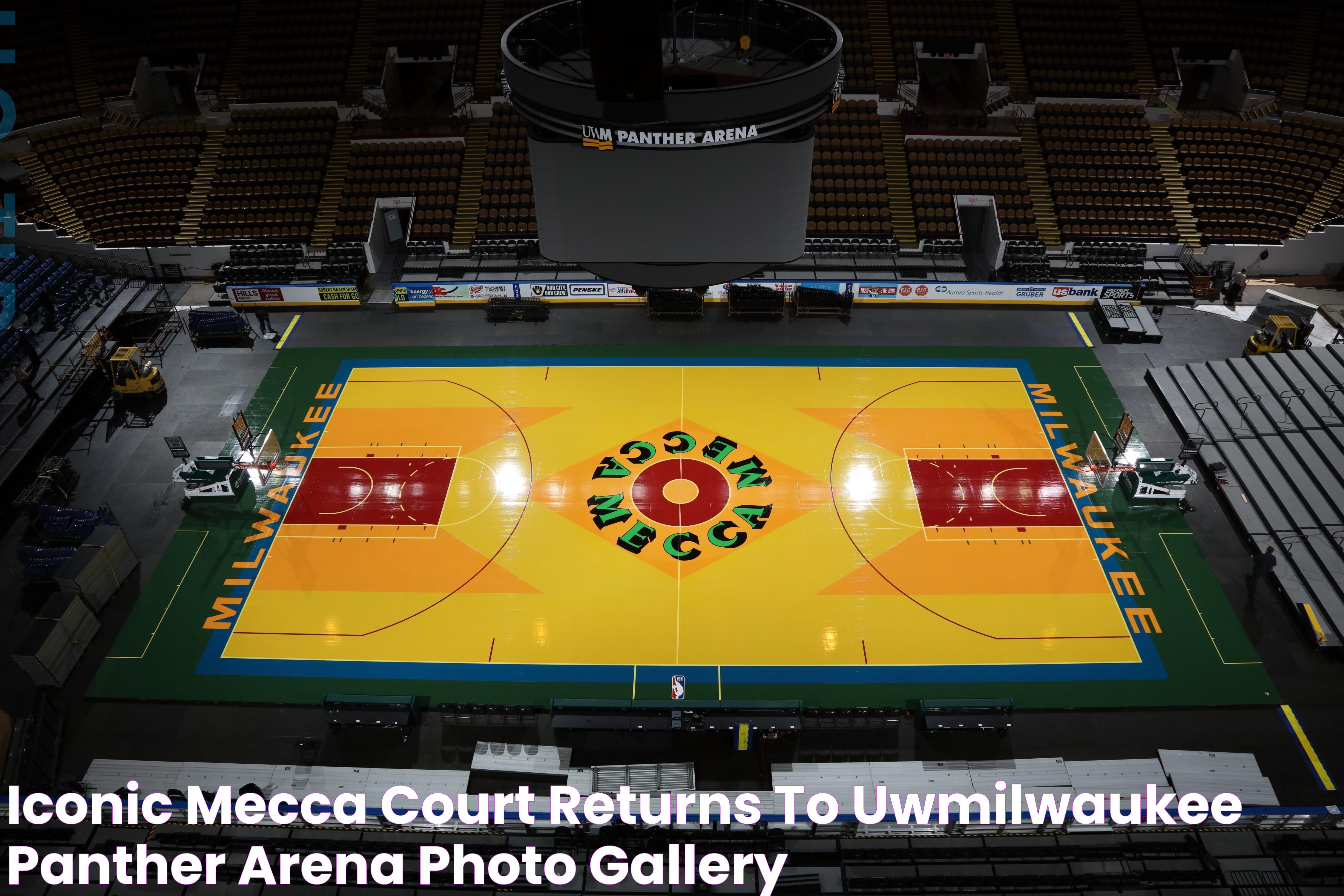 Iconic MECCA Court Returns To UWMilwaukee Panther Arena Photo Gallery