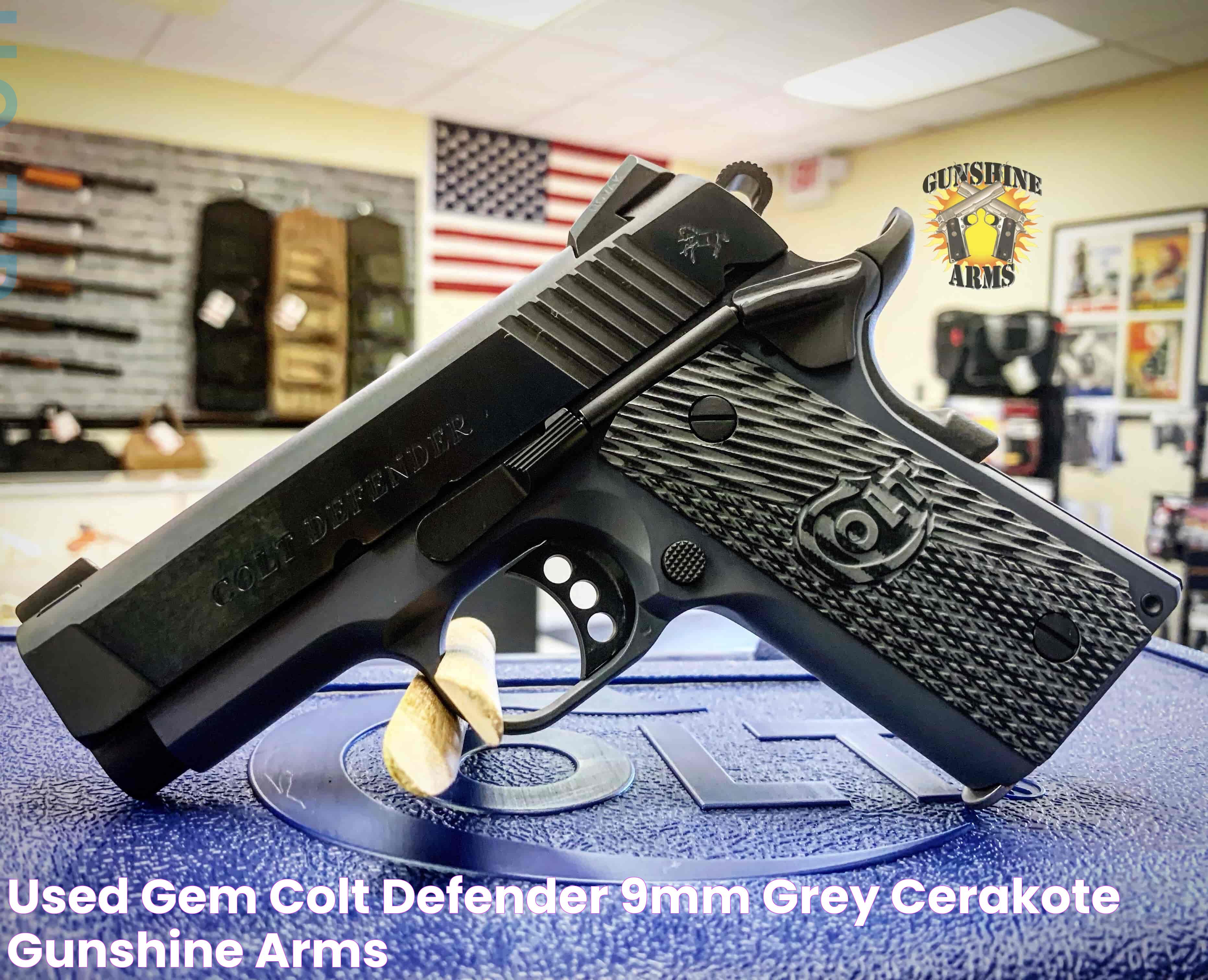 Used Gem COLT Defender 9mm Grey Cerakote Gunshine Arms