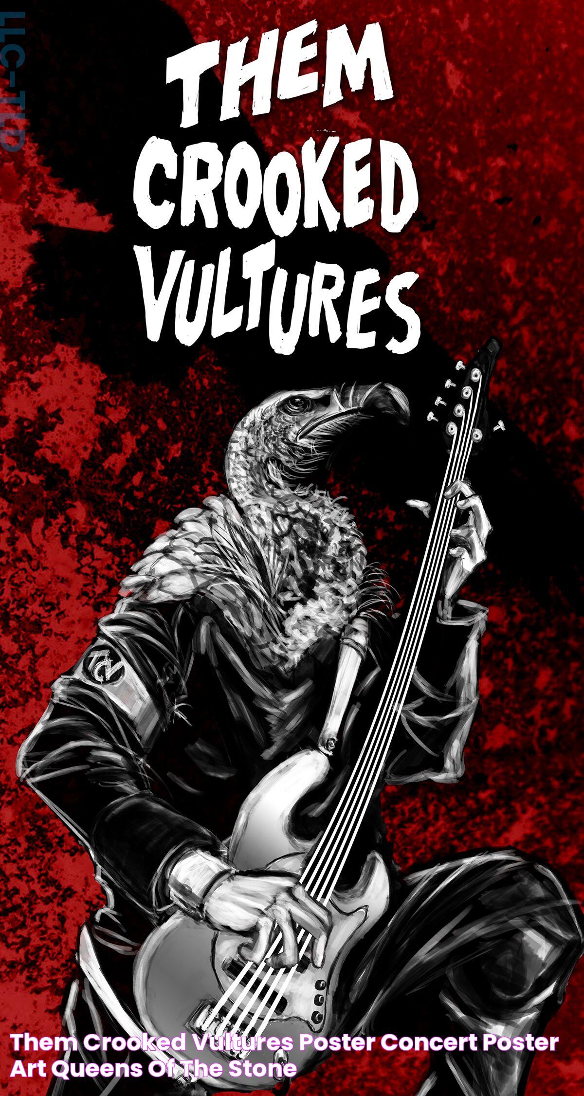 them crooked vultures poster Concert poster art, Queens of the stone