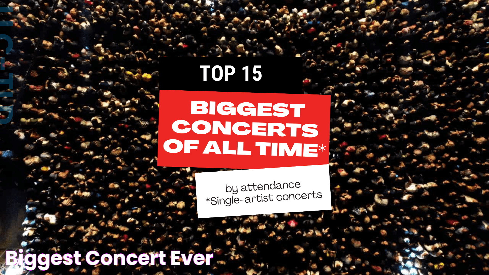 Biggest concert ever