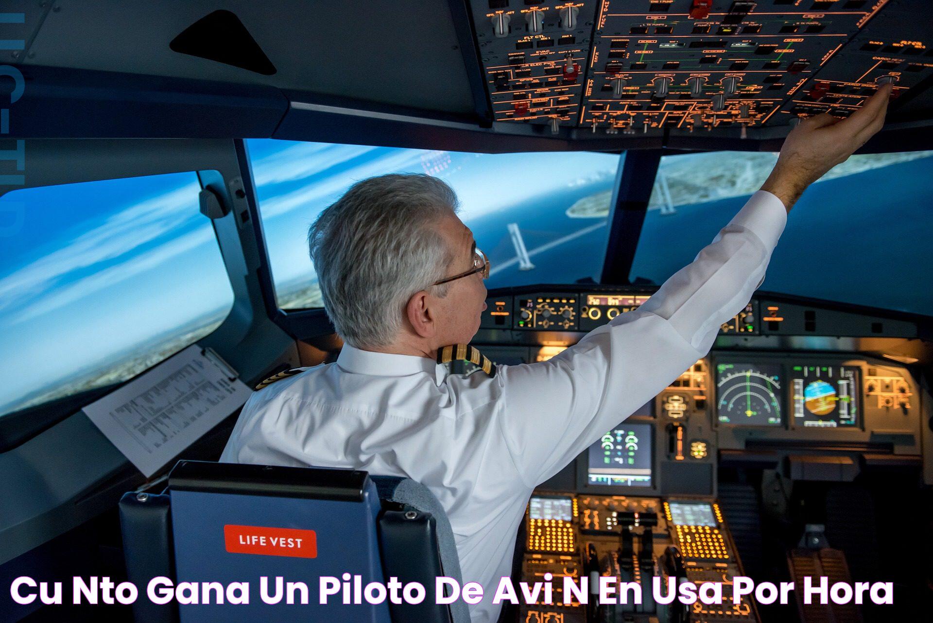 &iquest;Cu&aacute;nto Gana Un Piloto De Avi&oacute;n En USA? Salarios, Beneficios Y Perspectivas