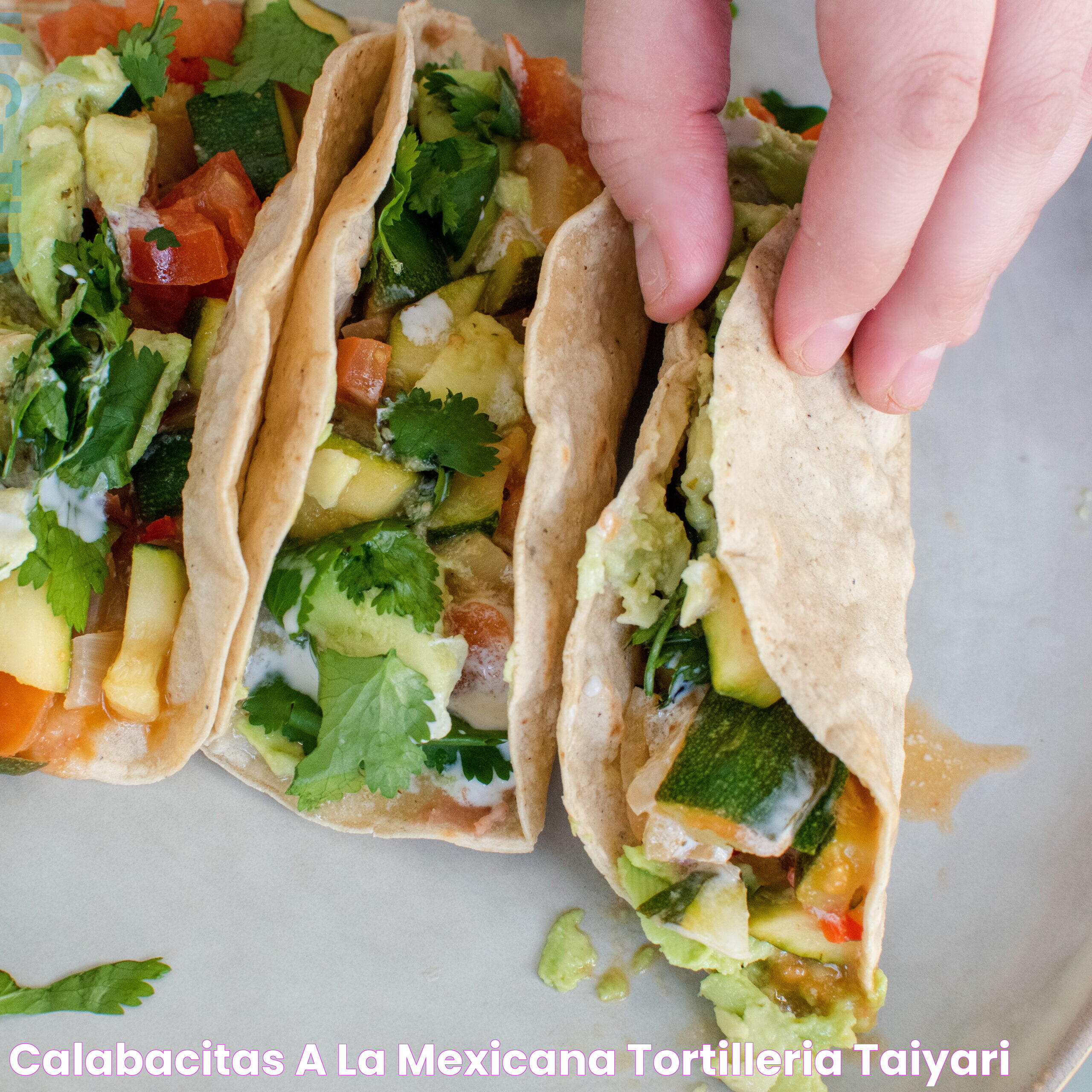 Calabacitas a la Mexicana Tortilleria taiyari