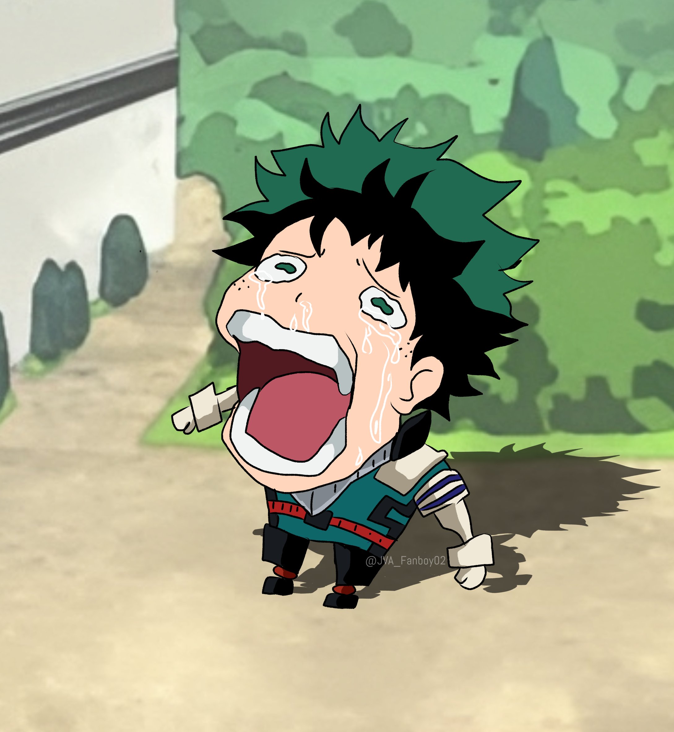 Deku Chopper Cry Chopper Crying Know Your Meme