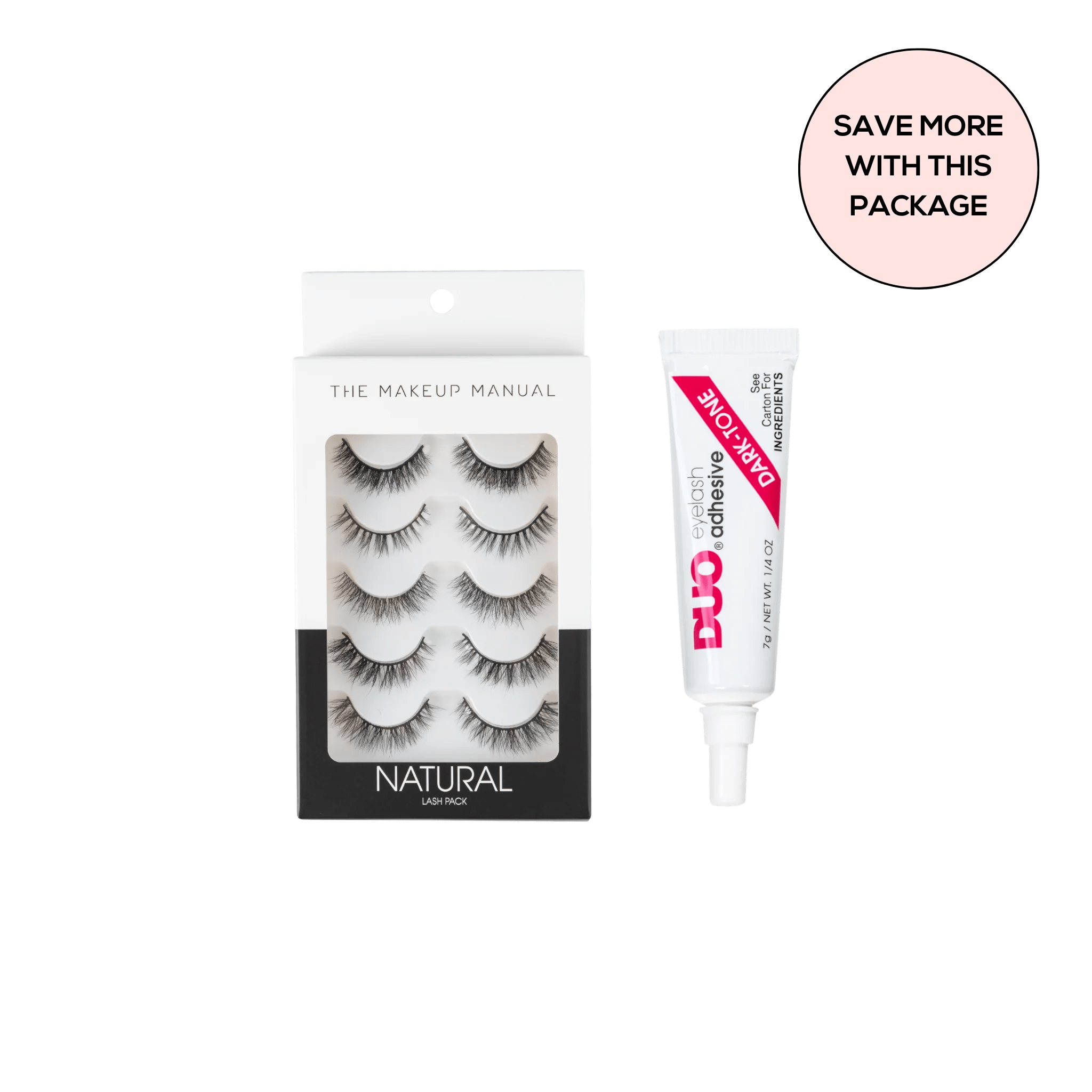 LASH + GLUE PACK THE MAKEUP MANUAL