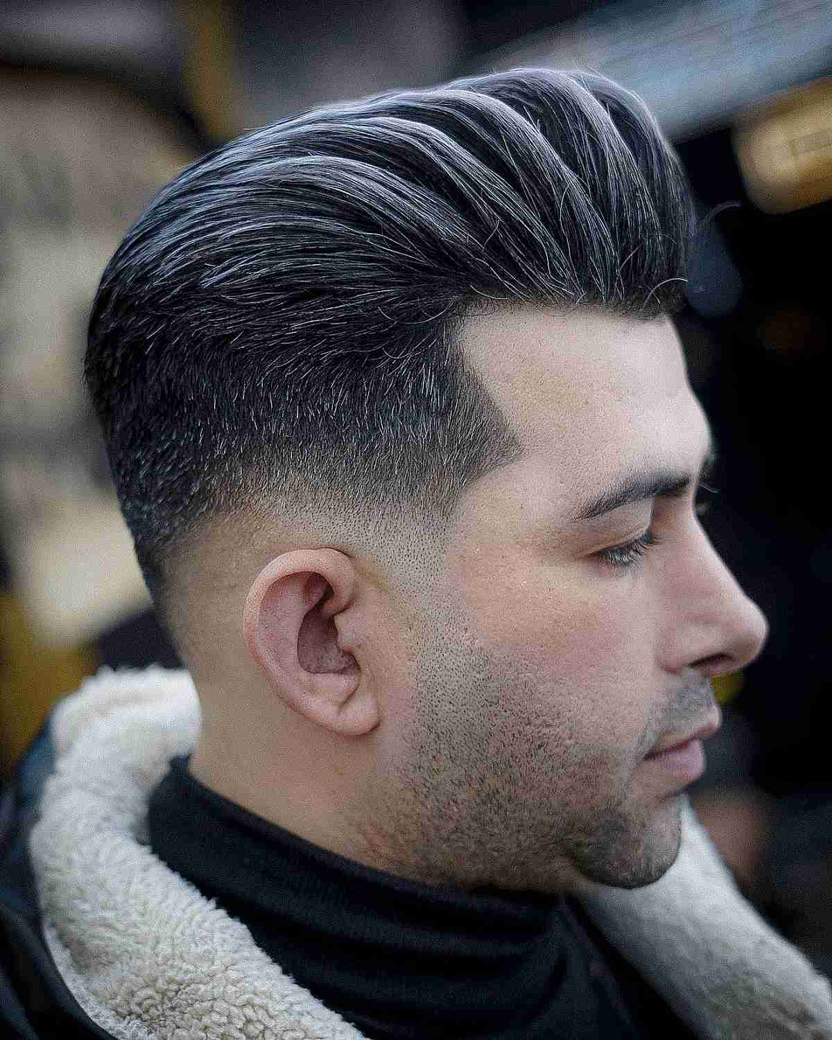 Low Burst Fade Black The Ultimate Style Guide for Men in 2021 + Before