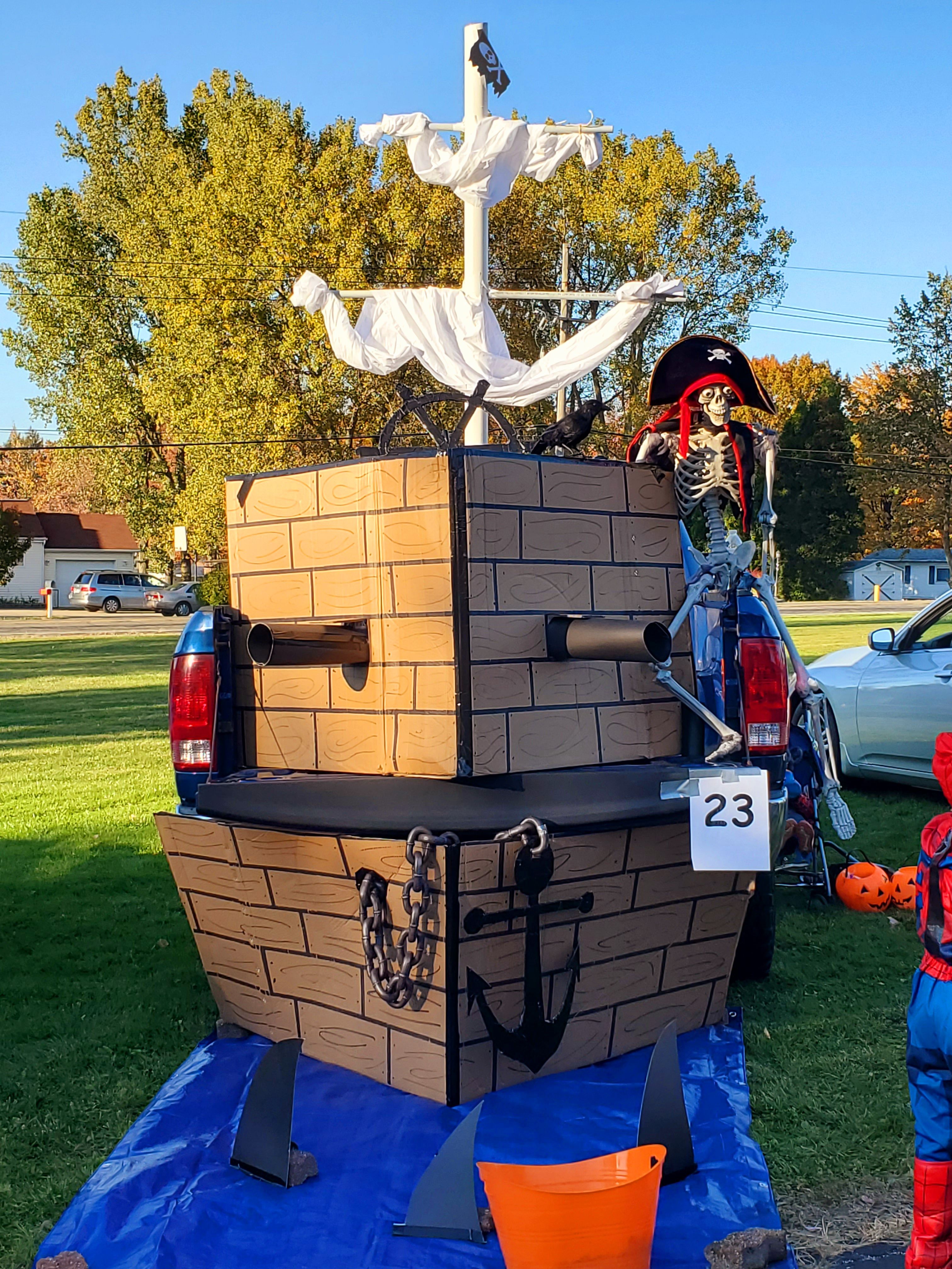 Pirate ship trunk or treat Artofit