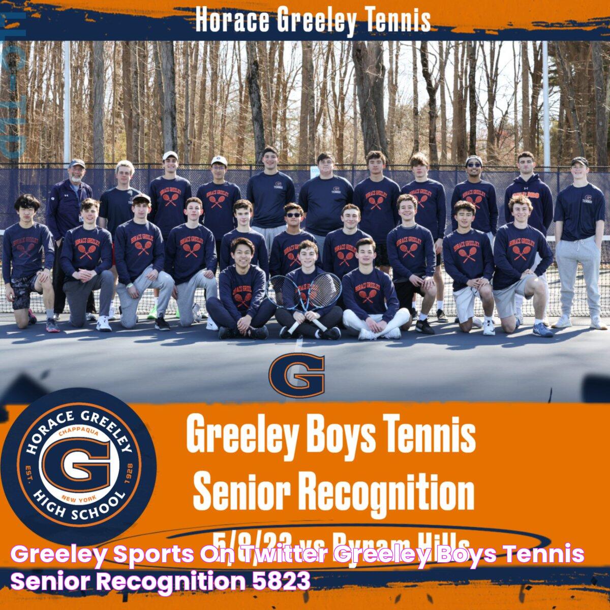 Greeley Sports on Twitter "Greeley Boys Tennis Senior Recognition 5823"