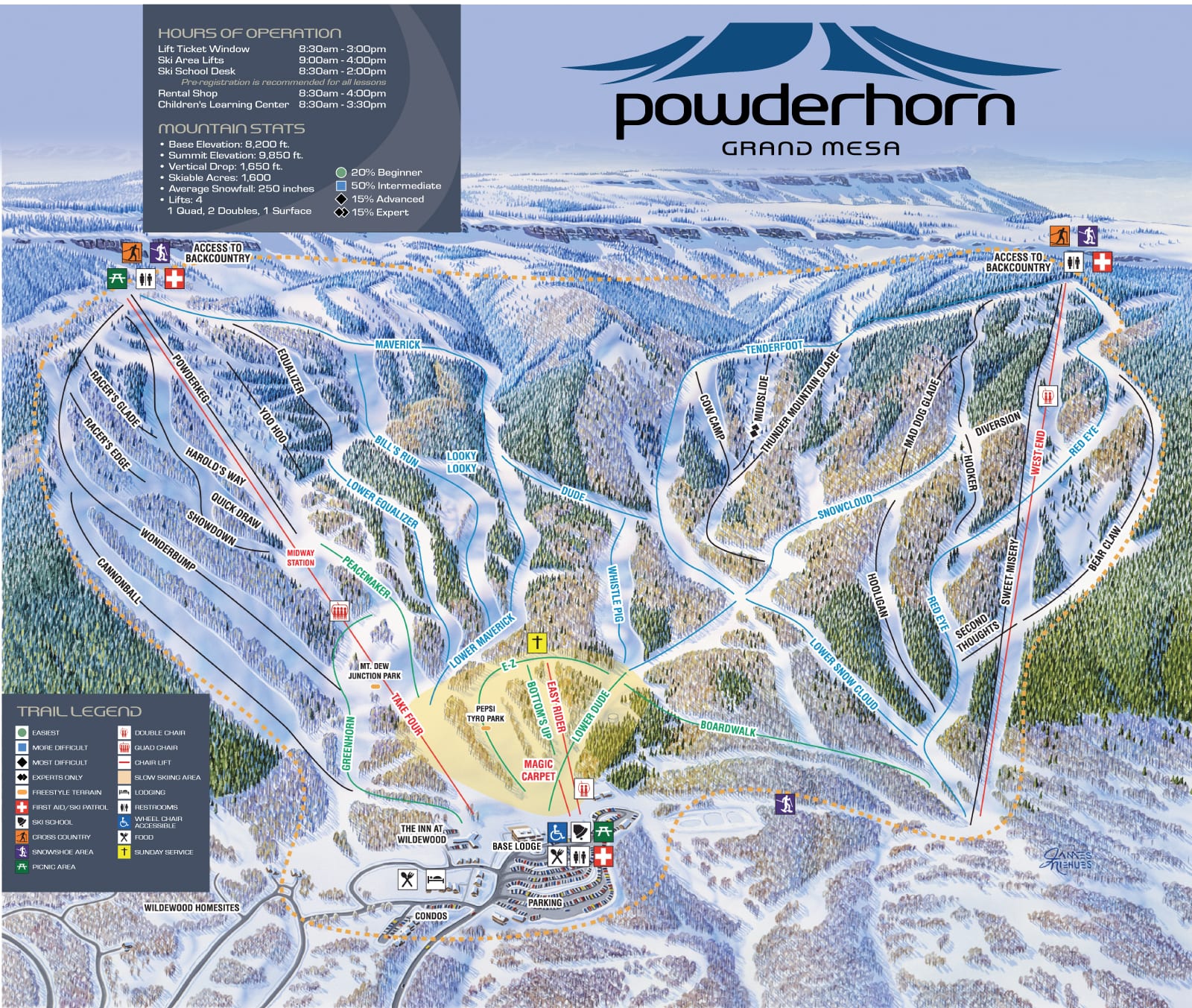 Powderhorn Mountain Resort Mesa, CO Ski Resort on Grand Mesa