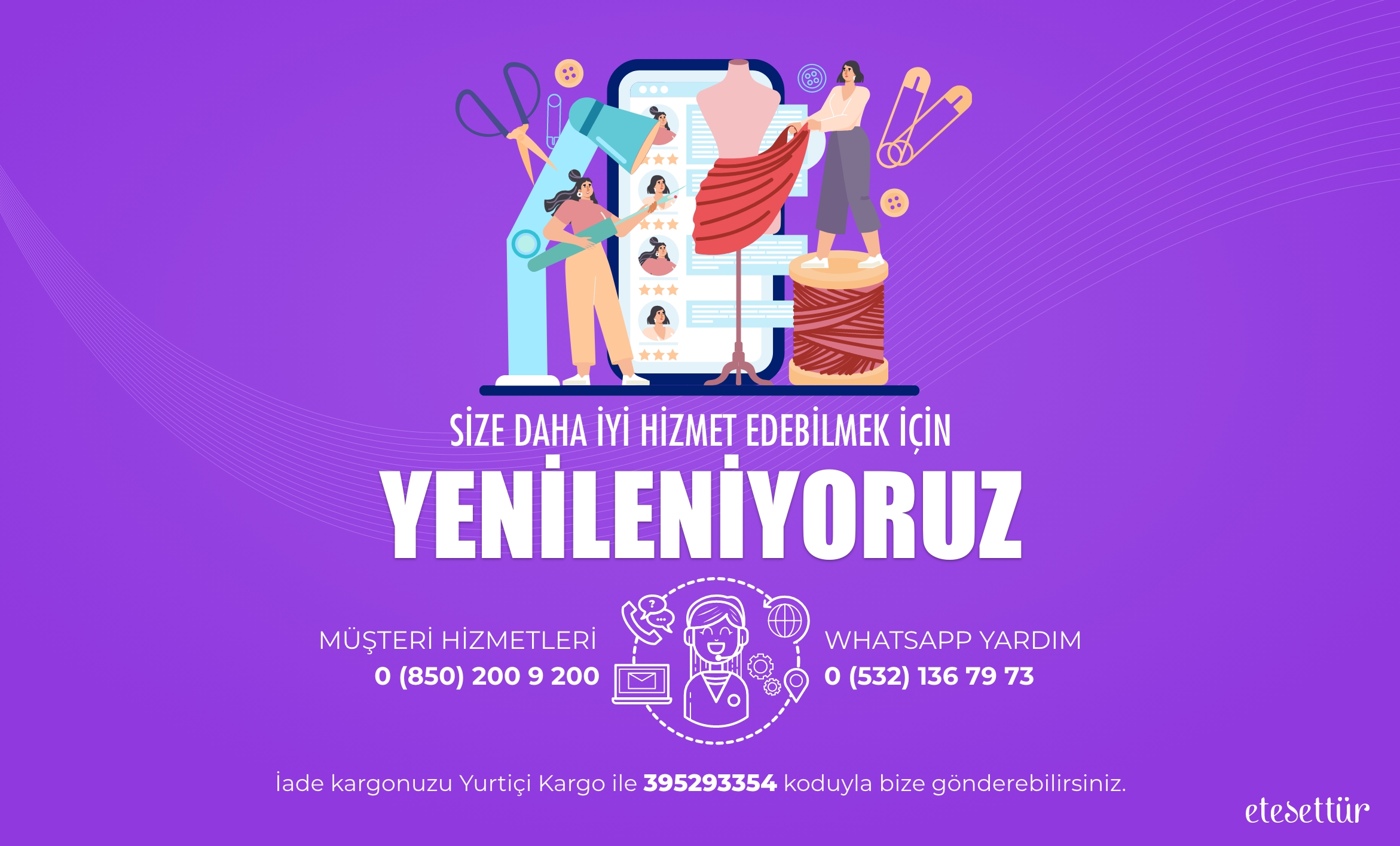 Yenileniyoruz