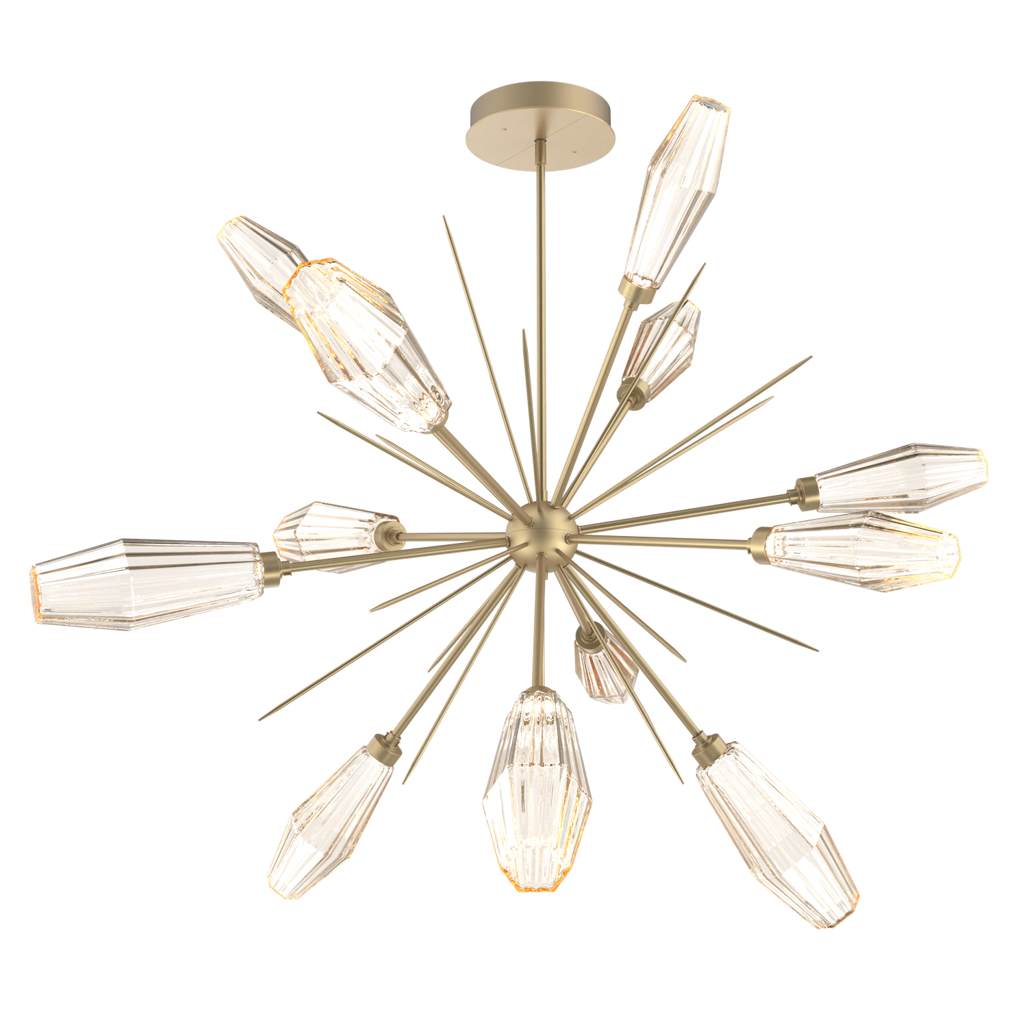 Glass Starburst Chandelier Art Deco Various Styles