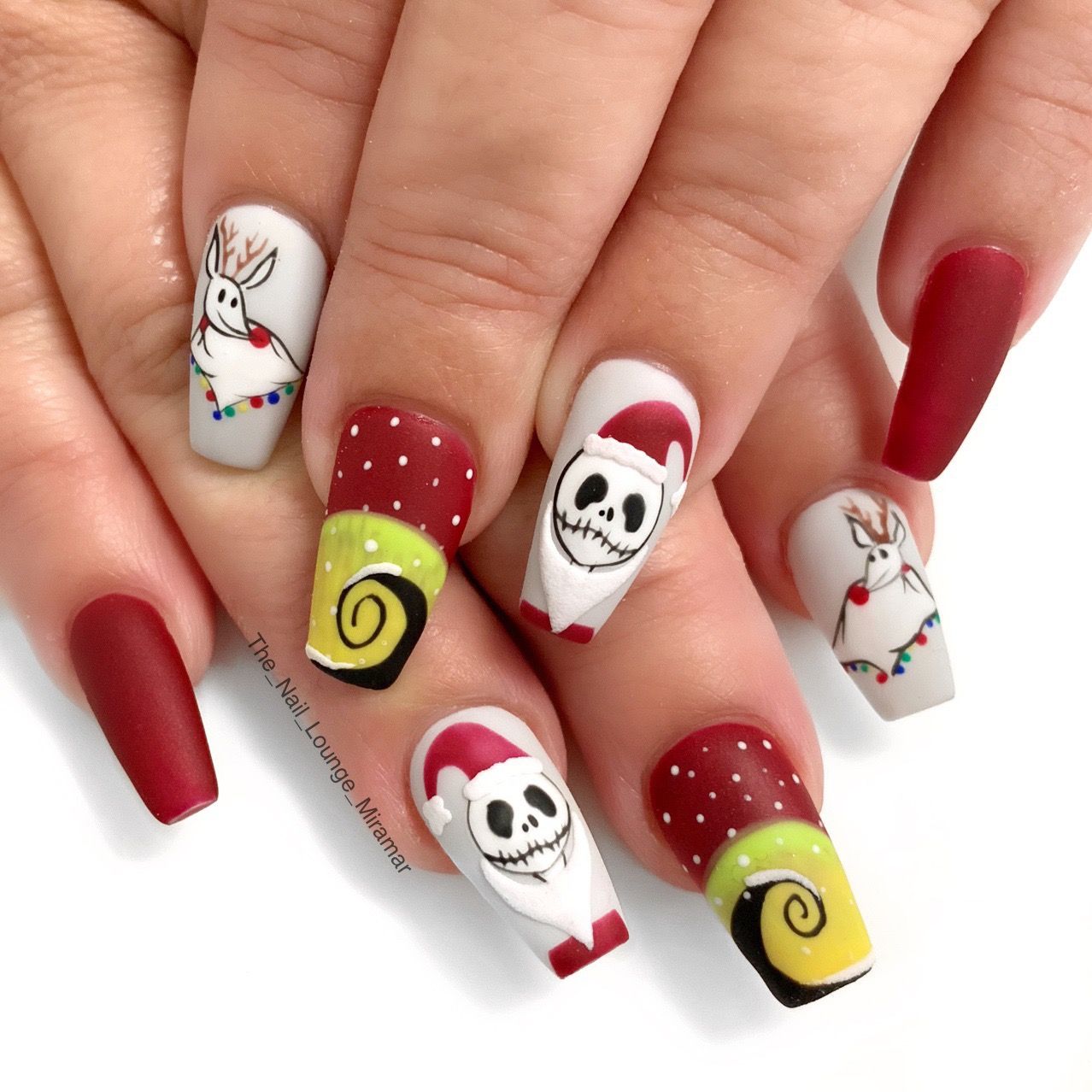 Kids From Nightmare Before Christmas Nails