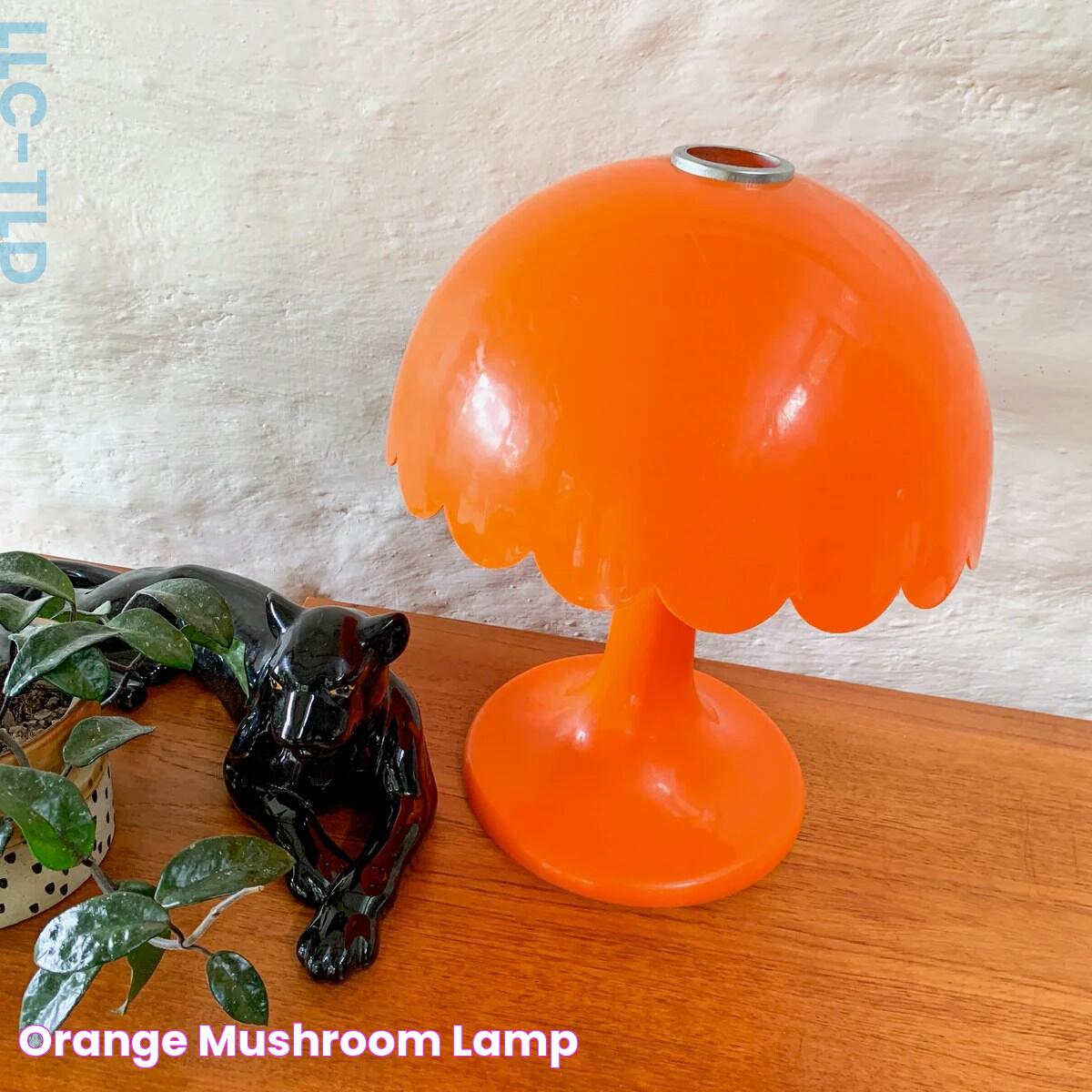 Unique Home D&eacute;cor: The Appeal Of An Orange Mushroom Lamp