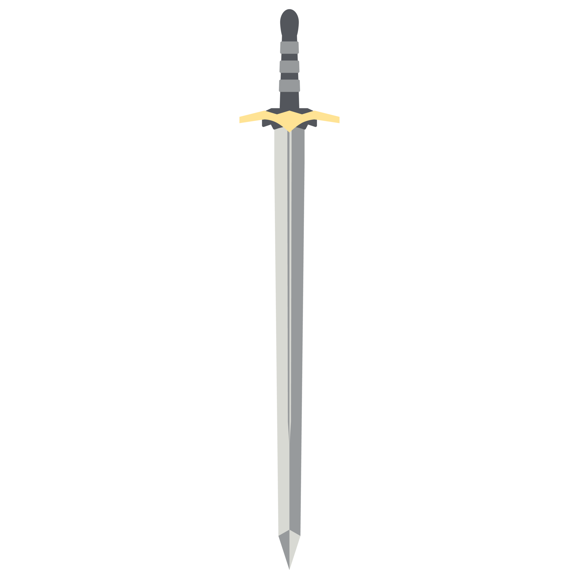 Sword Two Handed Two Side Sharp Swords Samurai Knight Weapon 15440126 PNG