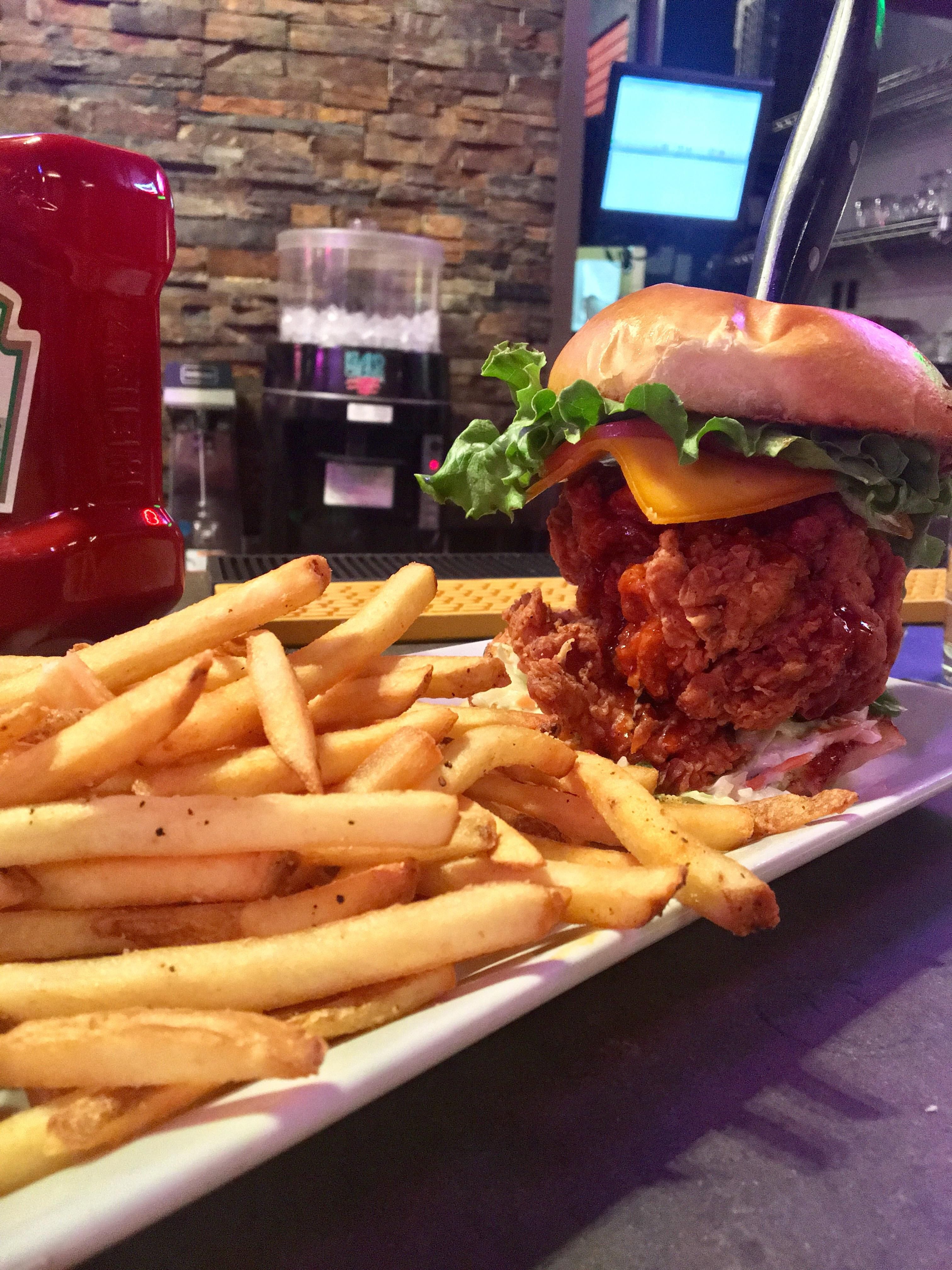 [I Ate] Texas Fried Chicken Sandwich on a garlic bun recipes food 