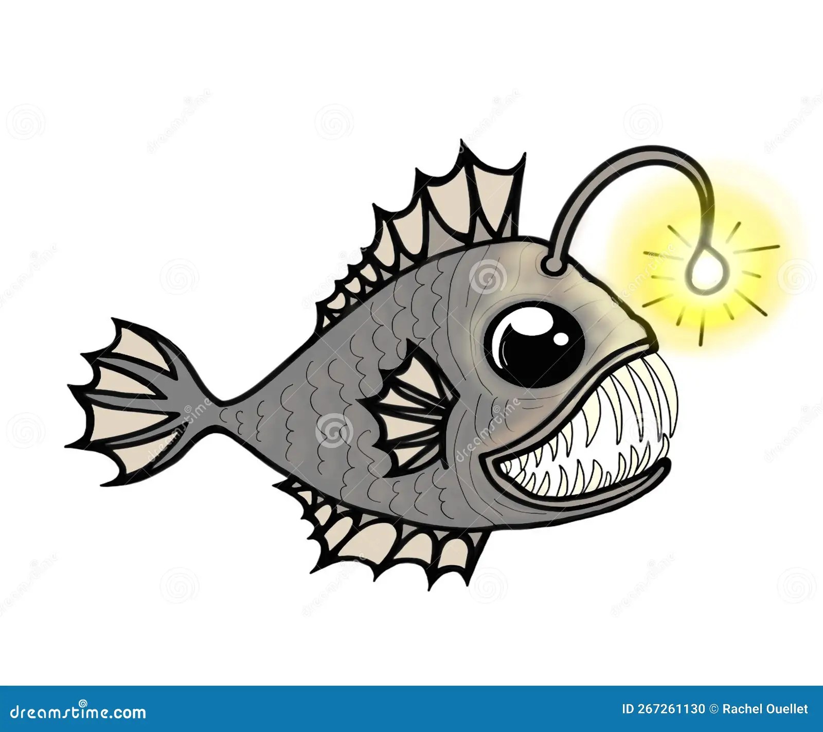 Abyssal Fish Cartoon Vector 30734691