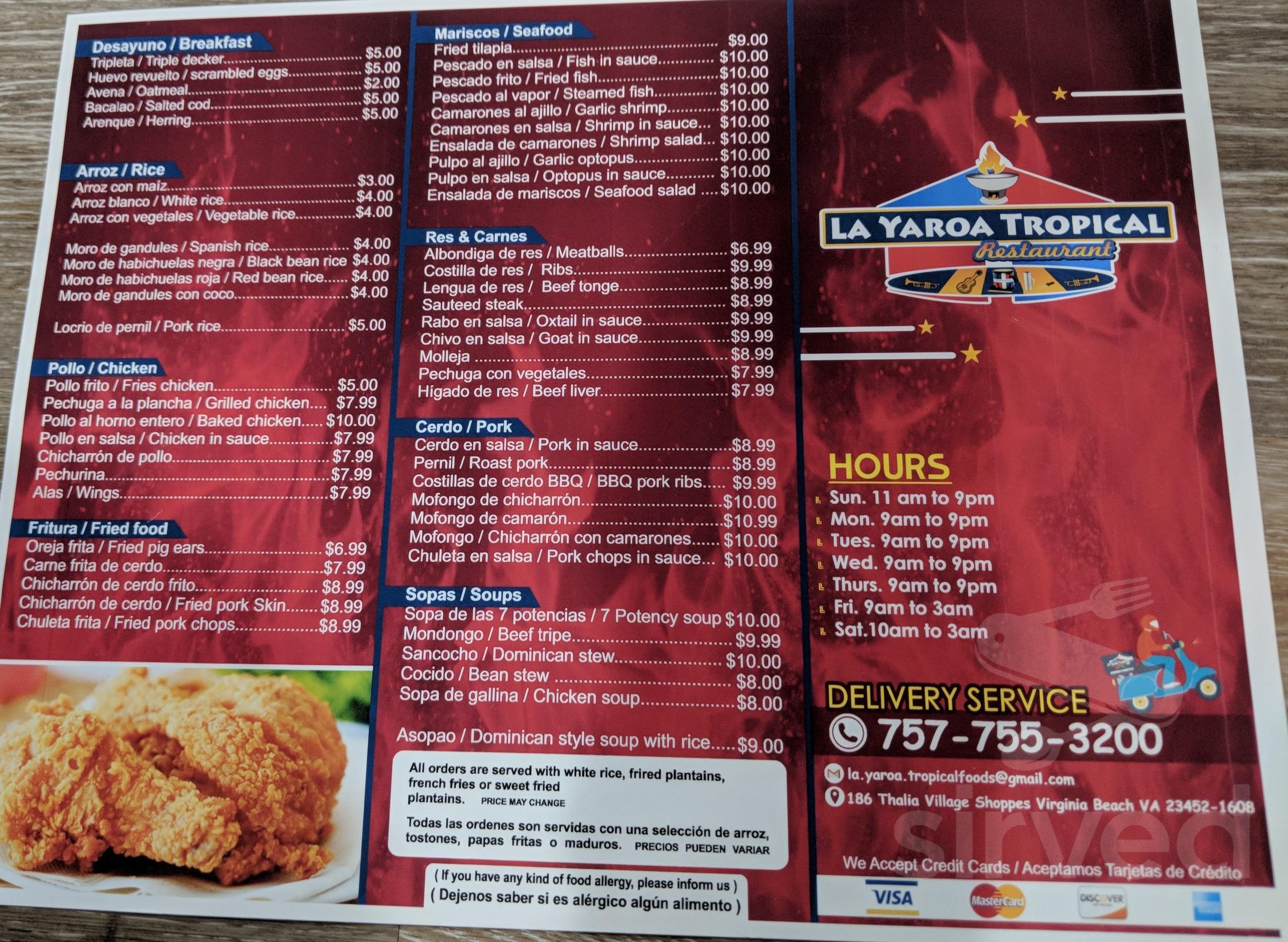 La Yaroa Tropical Restaurant: Experience Authentic Caribbean Flavors