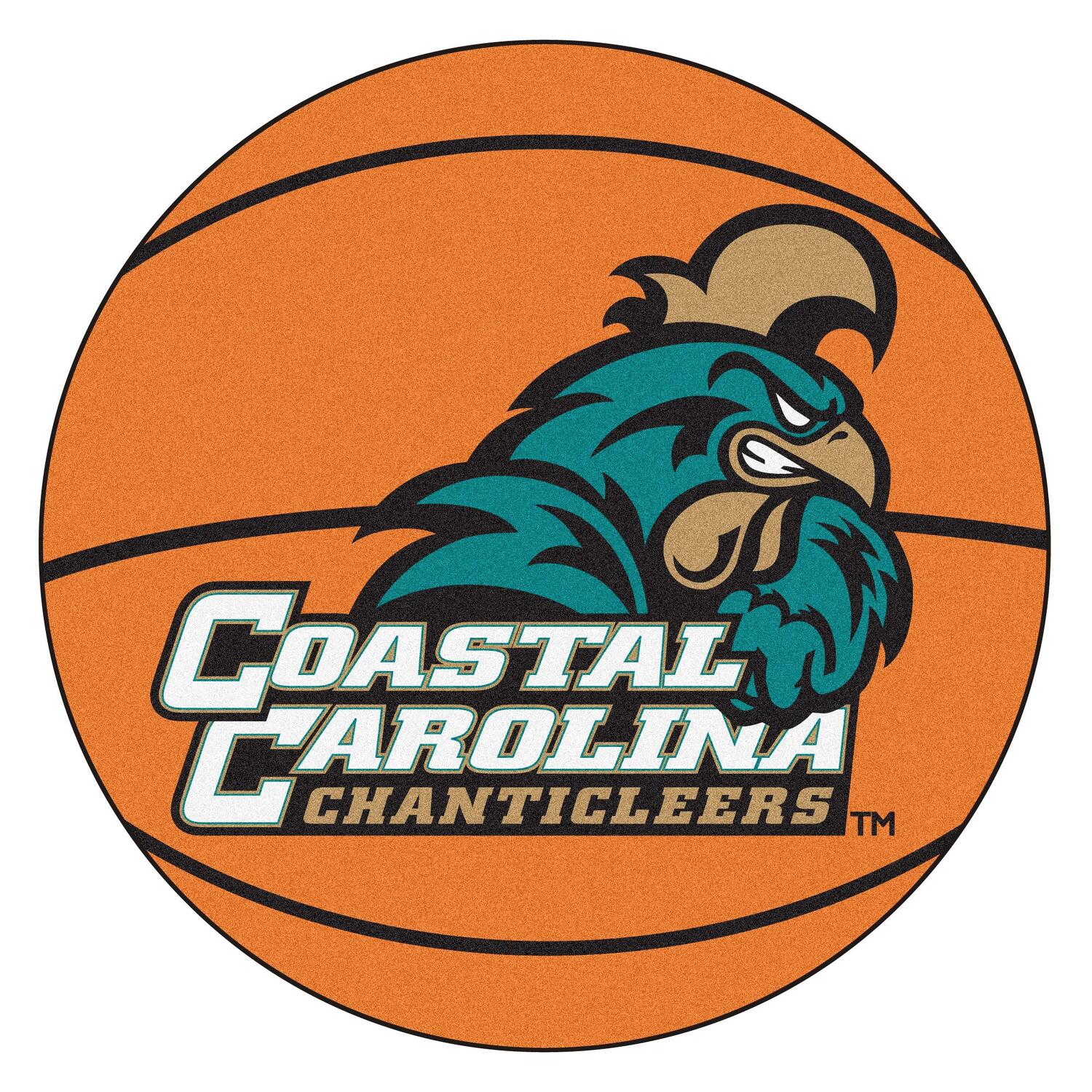 Coastal Carolina Coastal Carolina Basketball Mat by OJ Commerce 6760