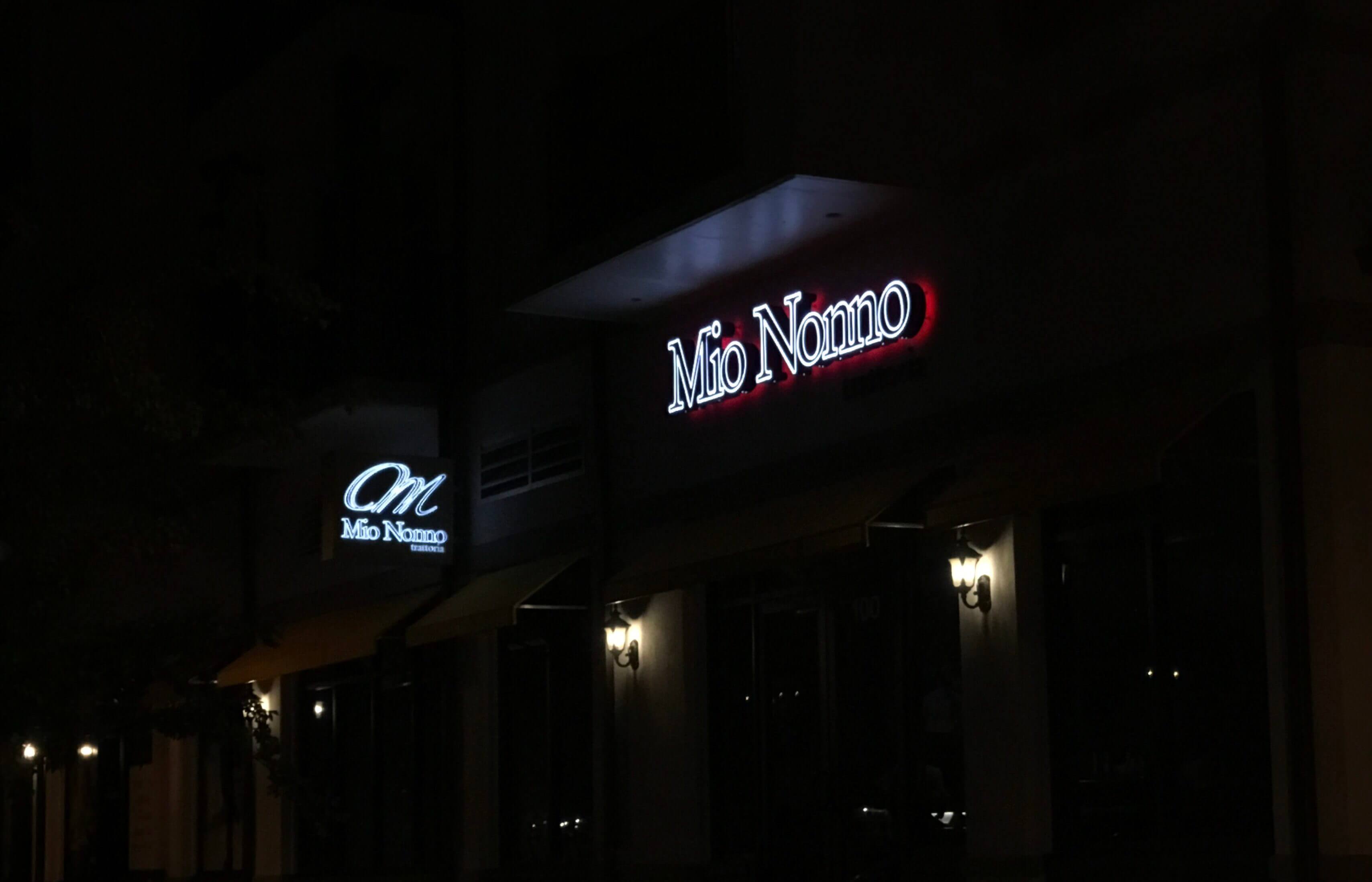 Mio Nonno Trattoria in Flower Mound (Updated) Giant Sign Company