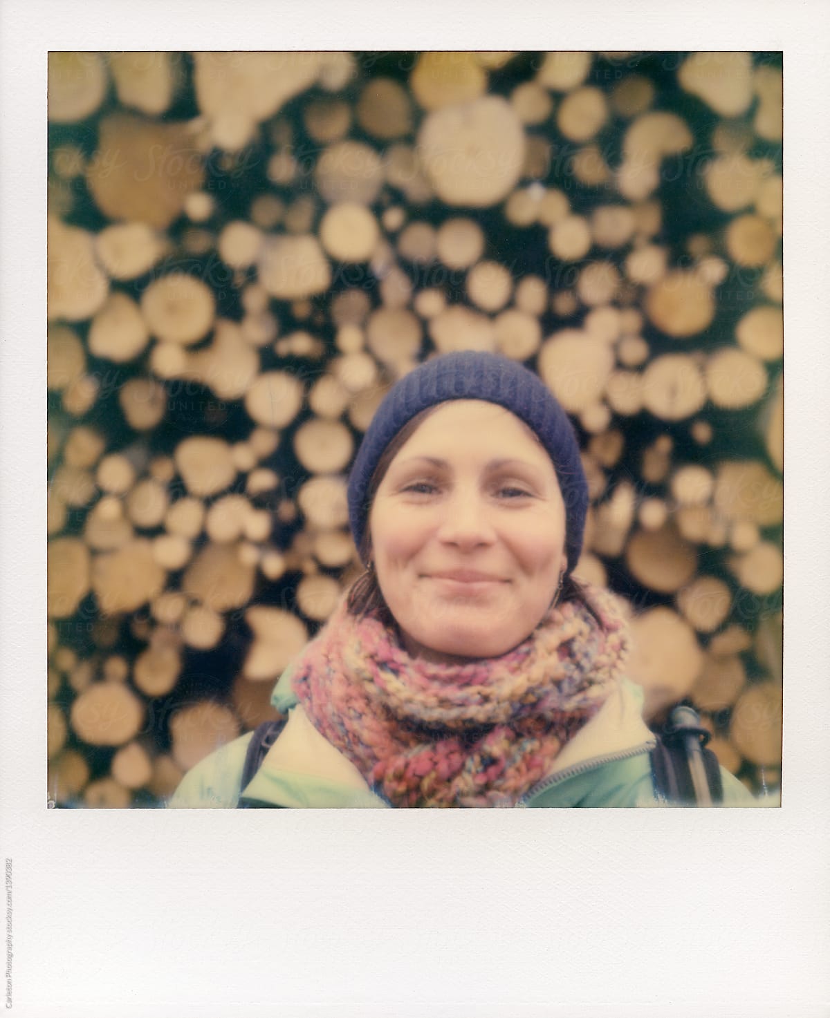 "Woman Stands In Front Of A Huge Pile Of Wood" by Stocksy Contributor