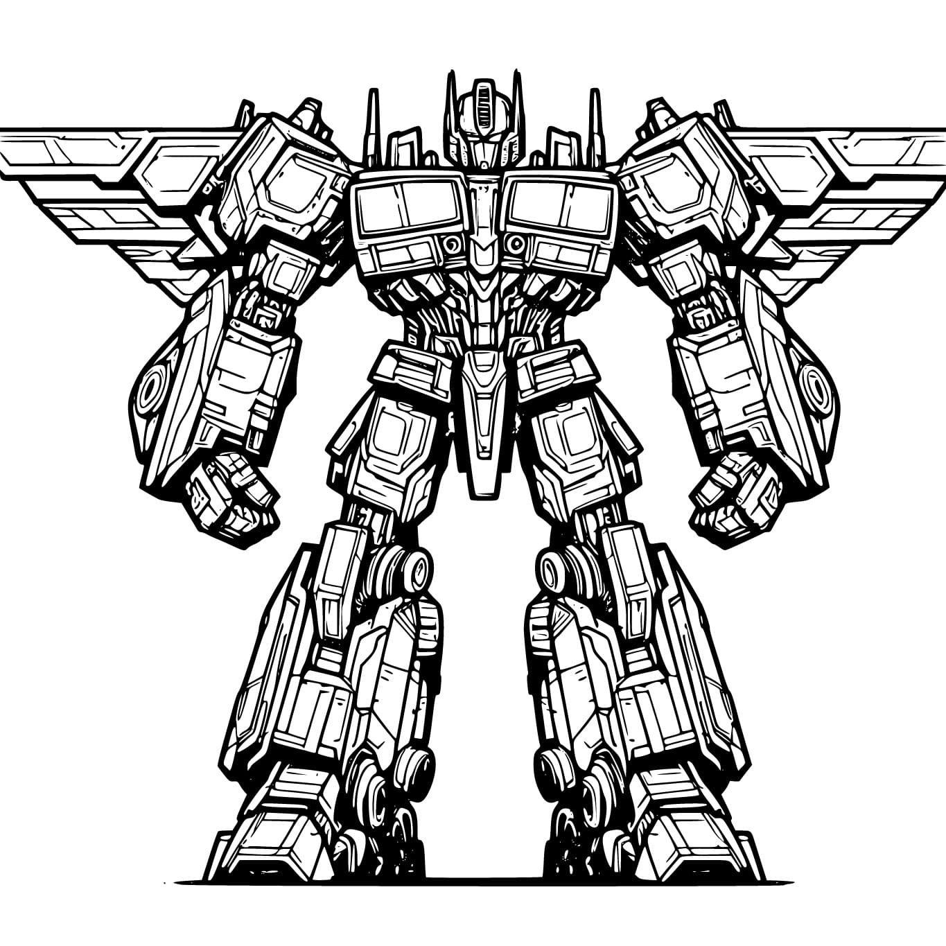 Optimus Prime coloring pages ColoringLib