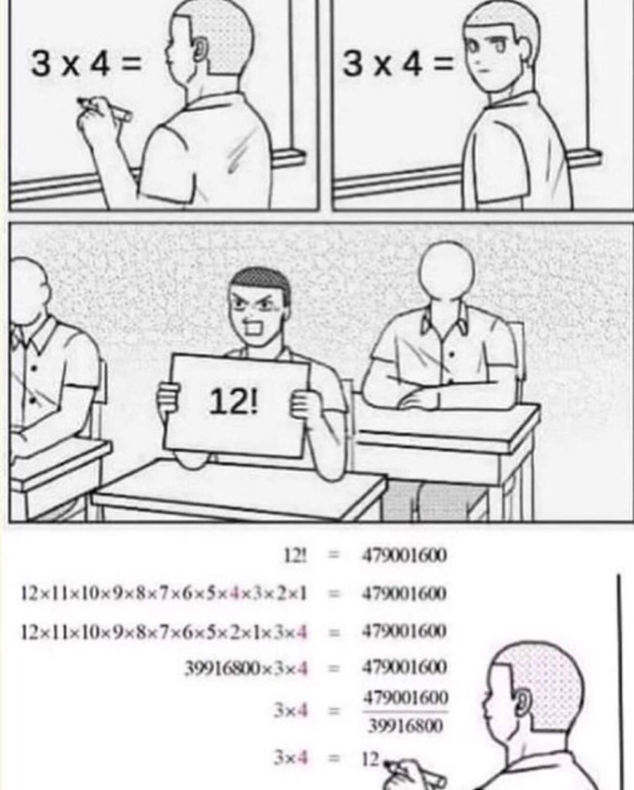 Advanced maths meme r/memes