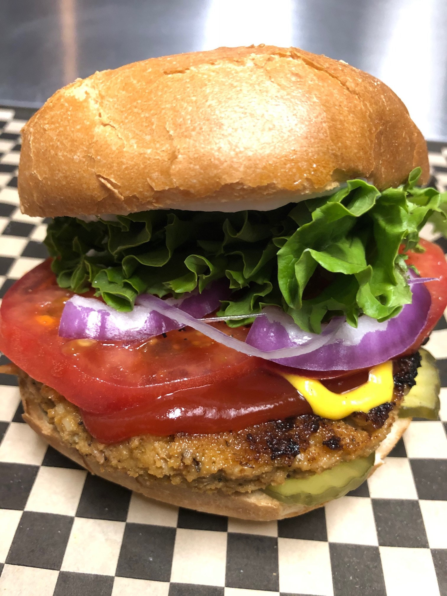 Burger (Classic) DC Vegetarian Online Ordering OMG