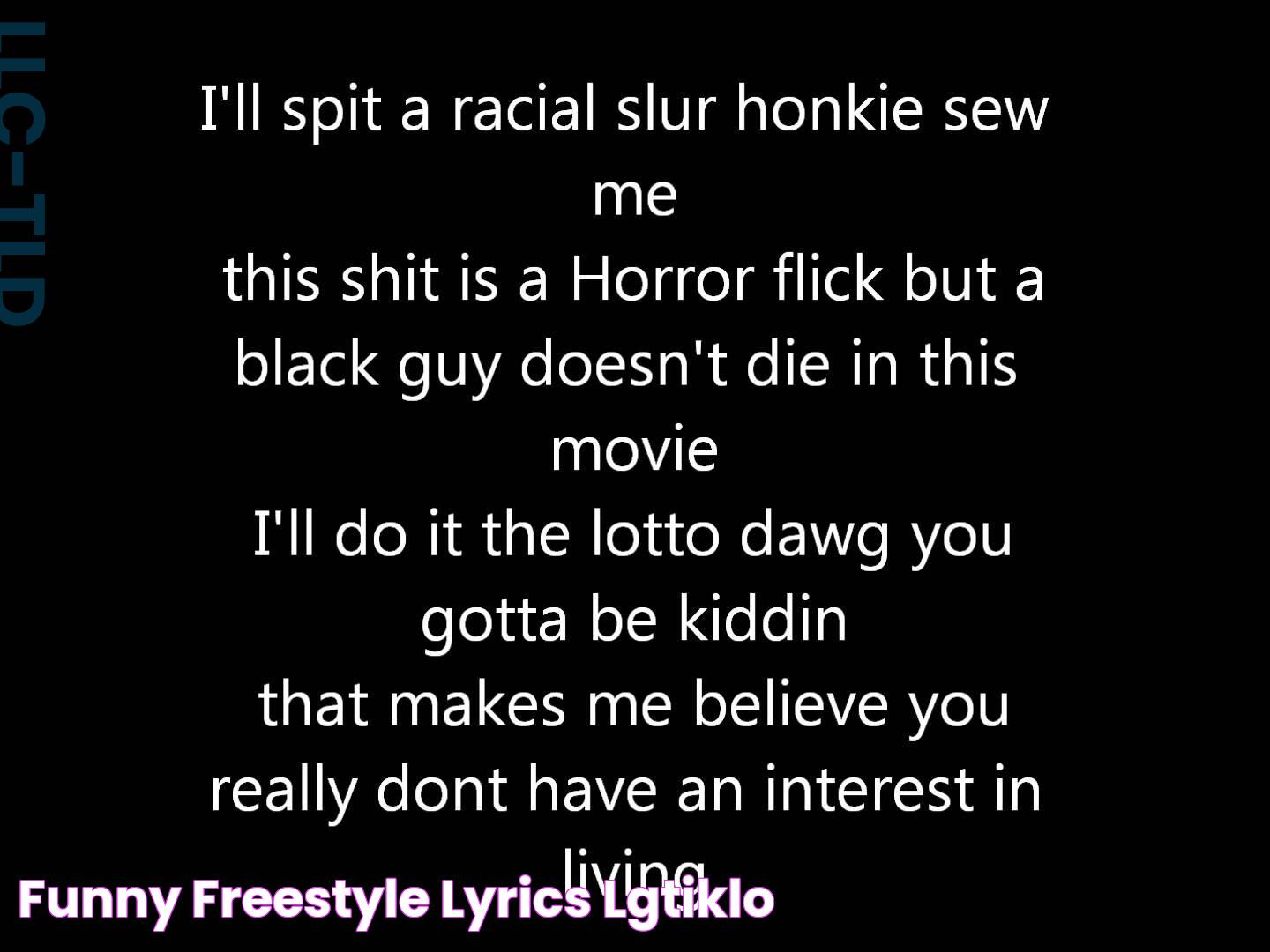 Funny freestyle lyrics lgtiklo