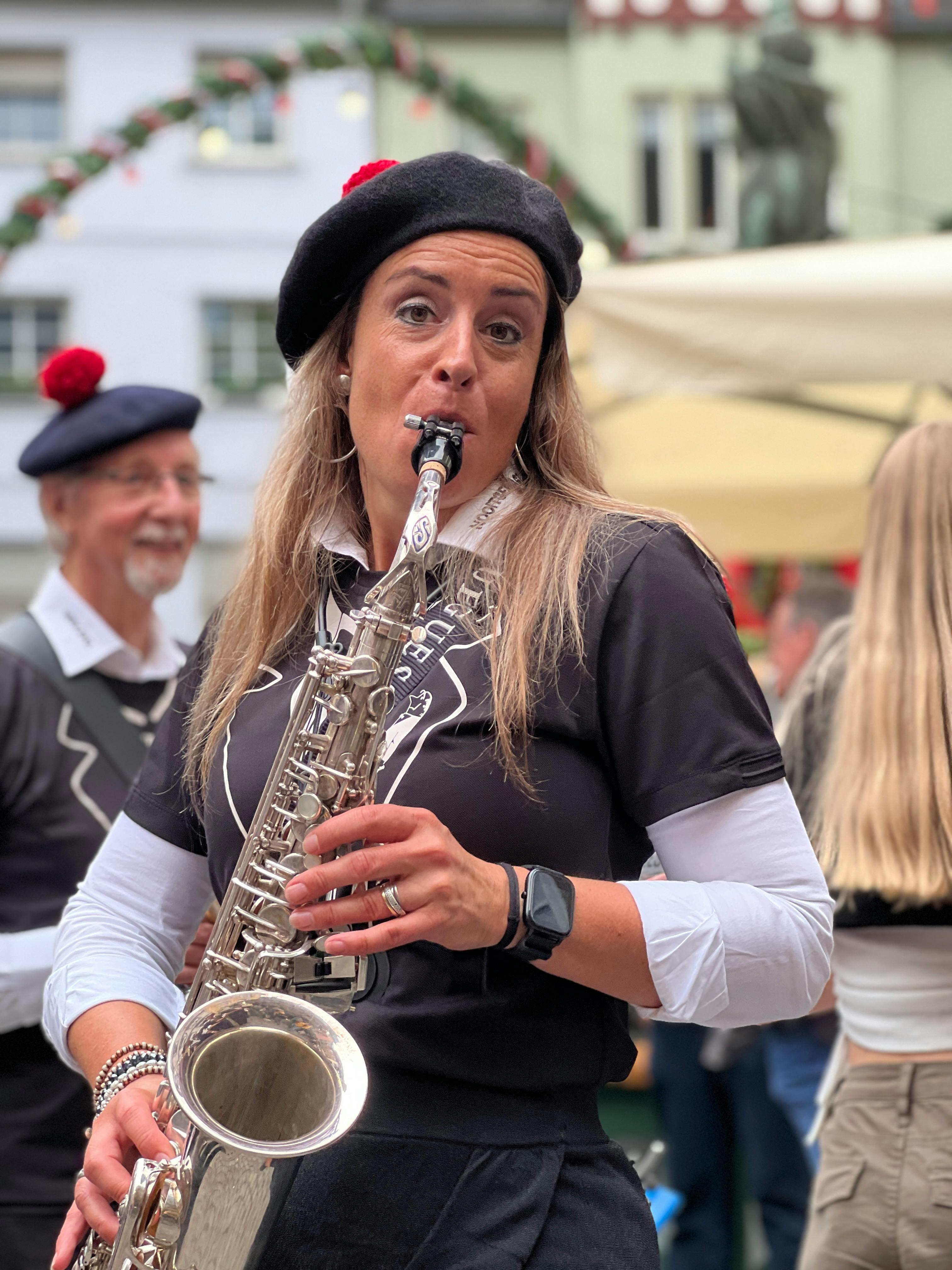 Man Playing a Saxophone · Free Stock Photo