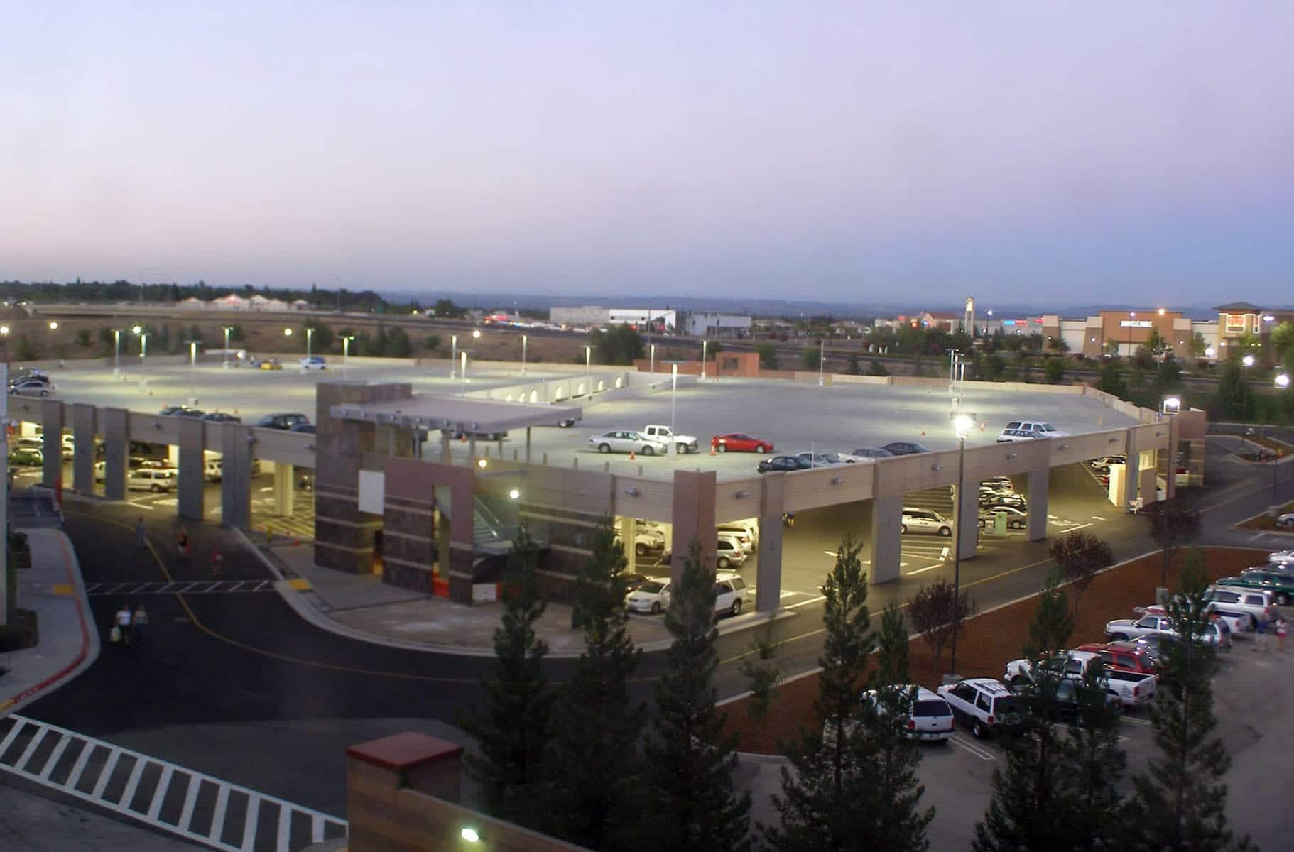 Westfield Galleria at Roseville Parking Structure Clark Pacific