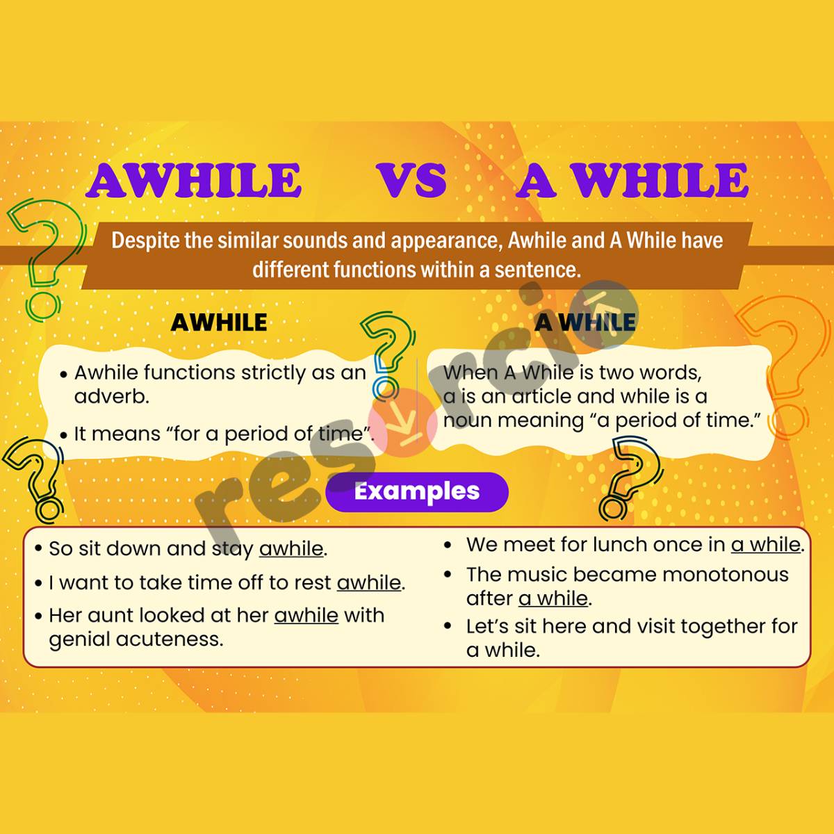 A While Vs Awhile: Mastering The Difference Between These Commonly Confused Words