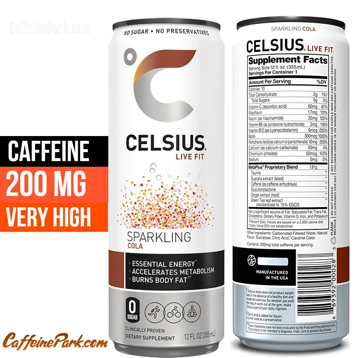 How Much Caffeine Is In Celsius Energy? 2023 Breakdown, 43 OFF